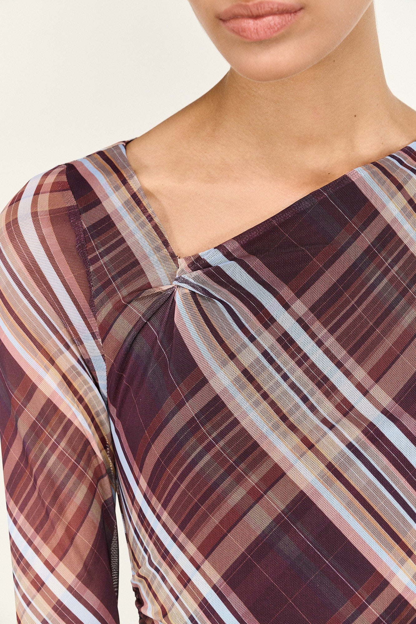 Pre Order - APRIL - Arles Mesh Midi Dress