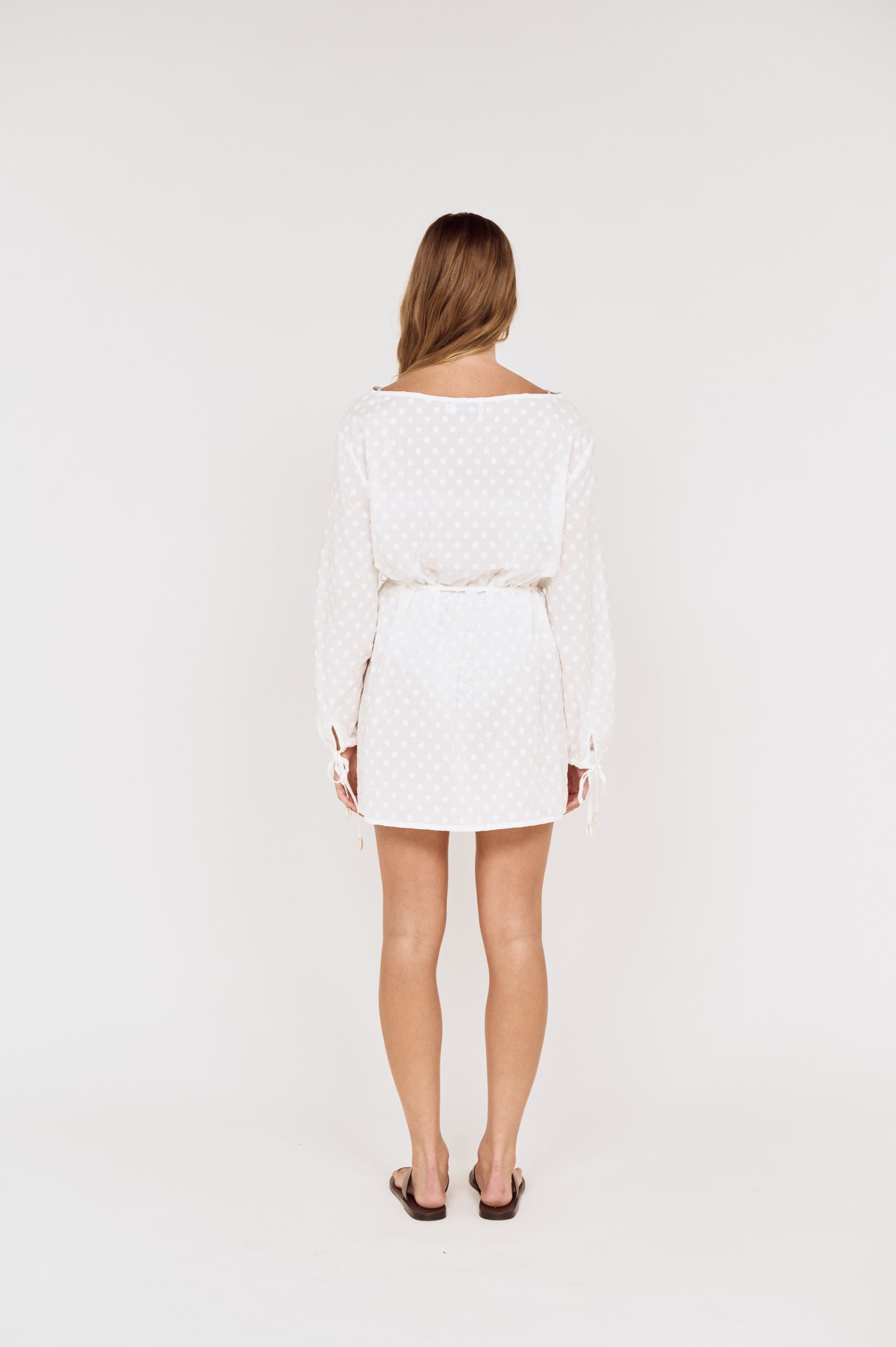 Pre order NOV RESORT - Neve Embroidered Mini Dress