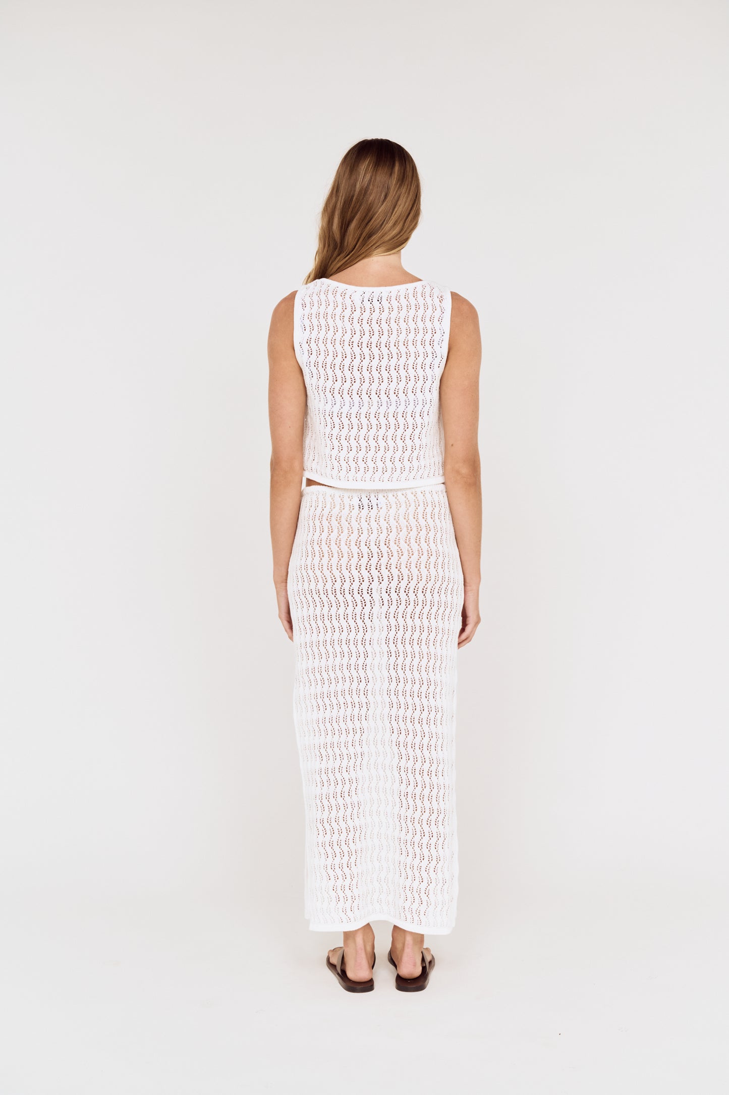 Pre order NOV RESORT -Nerida Embroidered Crochet Top