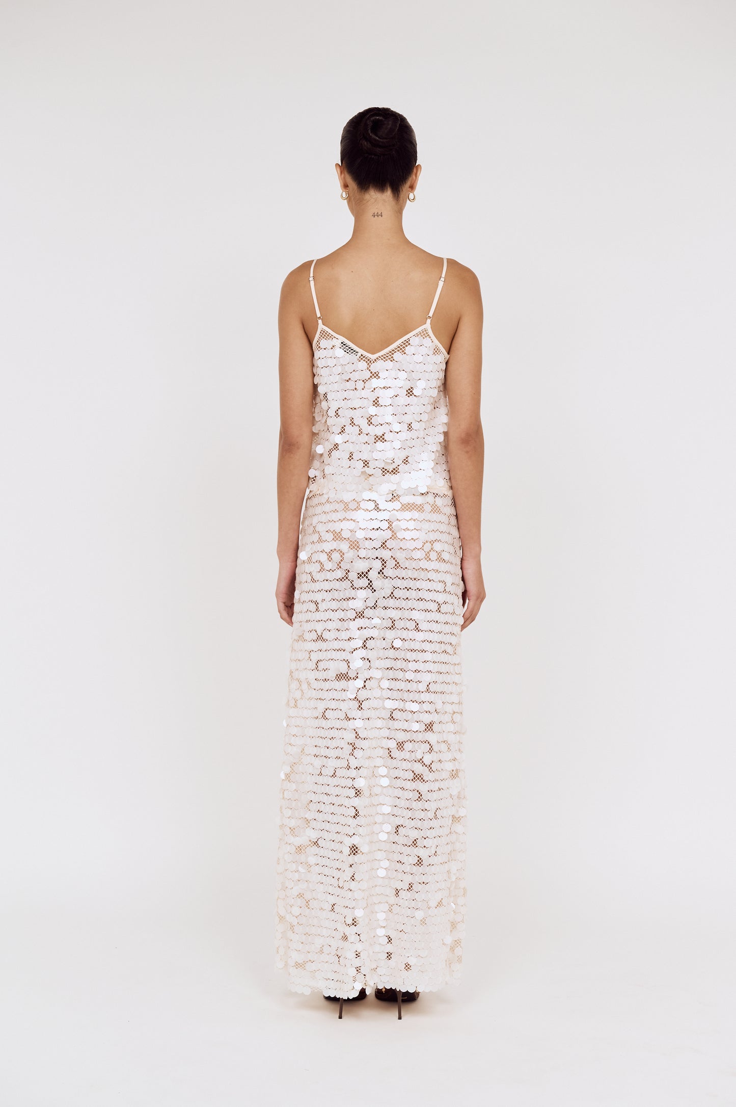 Pre order FEB - Marlee Sequin Crochet Maxi Skirt