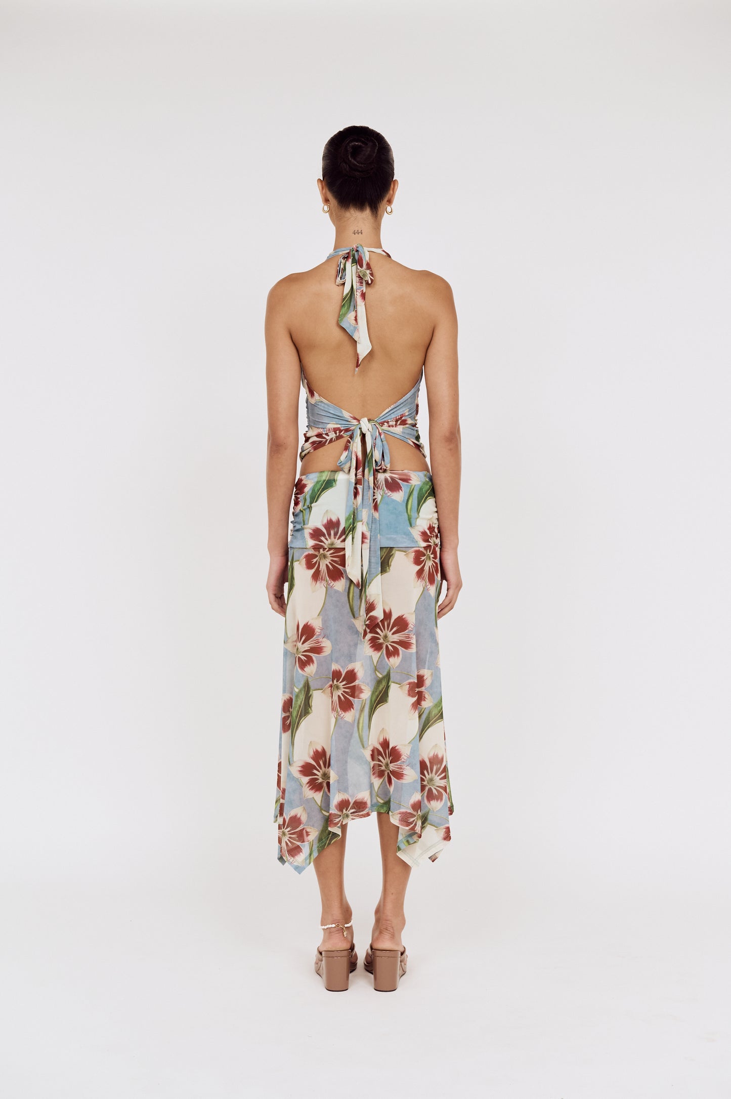 Pre order FEB - Tyla Hanky Midi Skirt