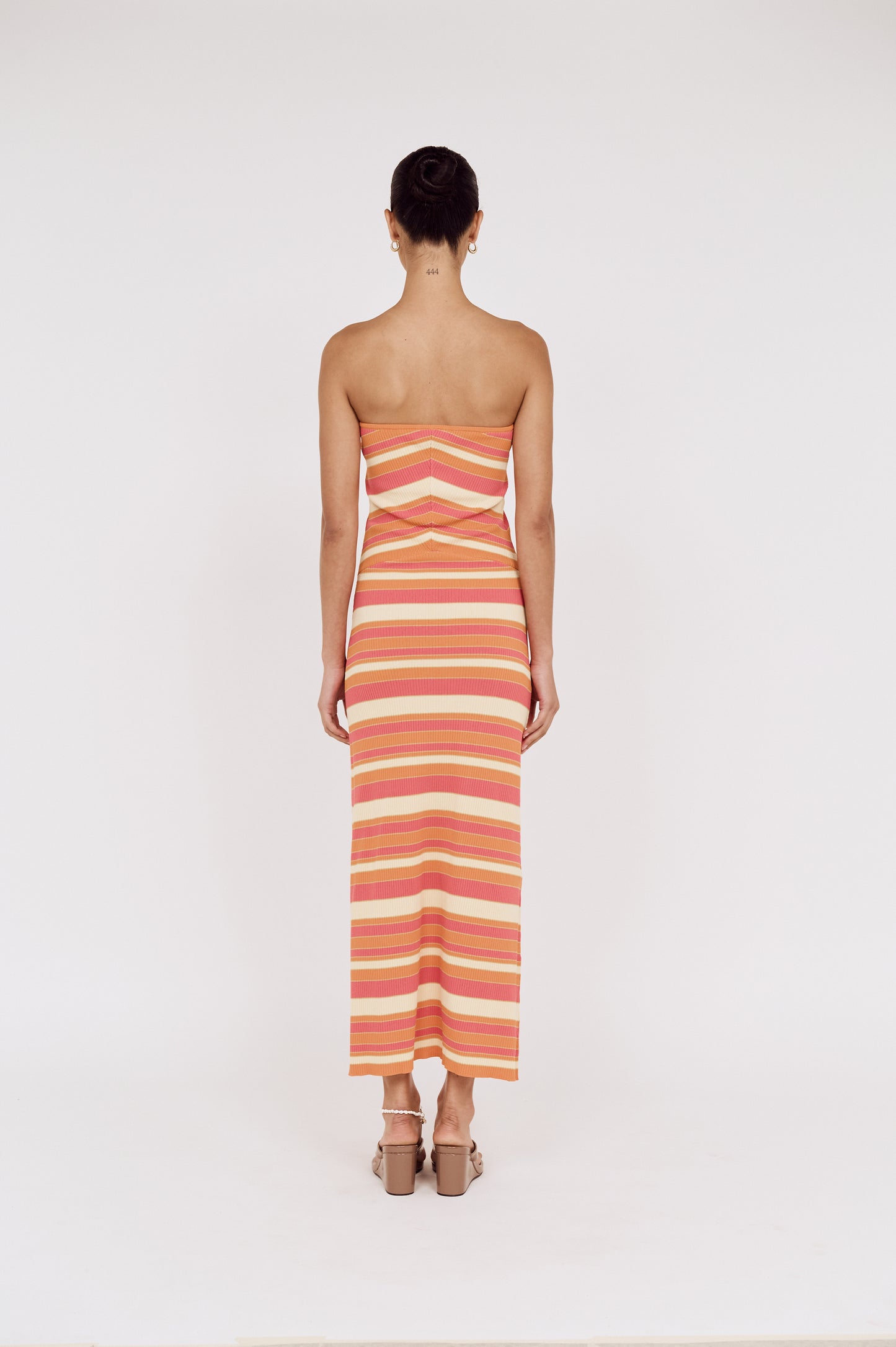 Pre order MAR - Selena Knit Strapless Maxi Dress