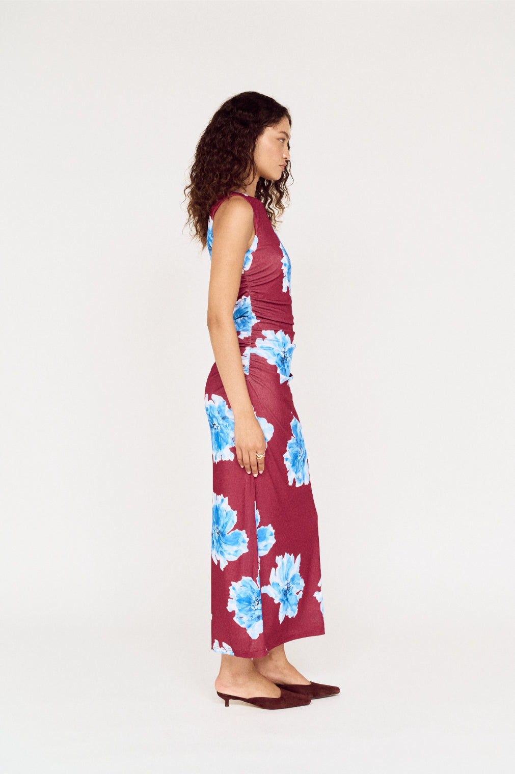 Pre Order APRIL - Fiorella Mesh Midi Dress