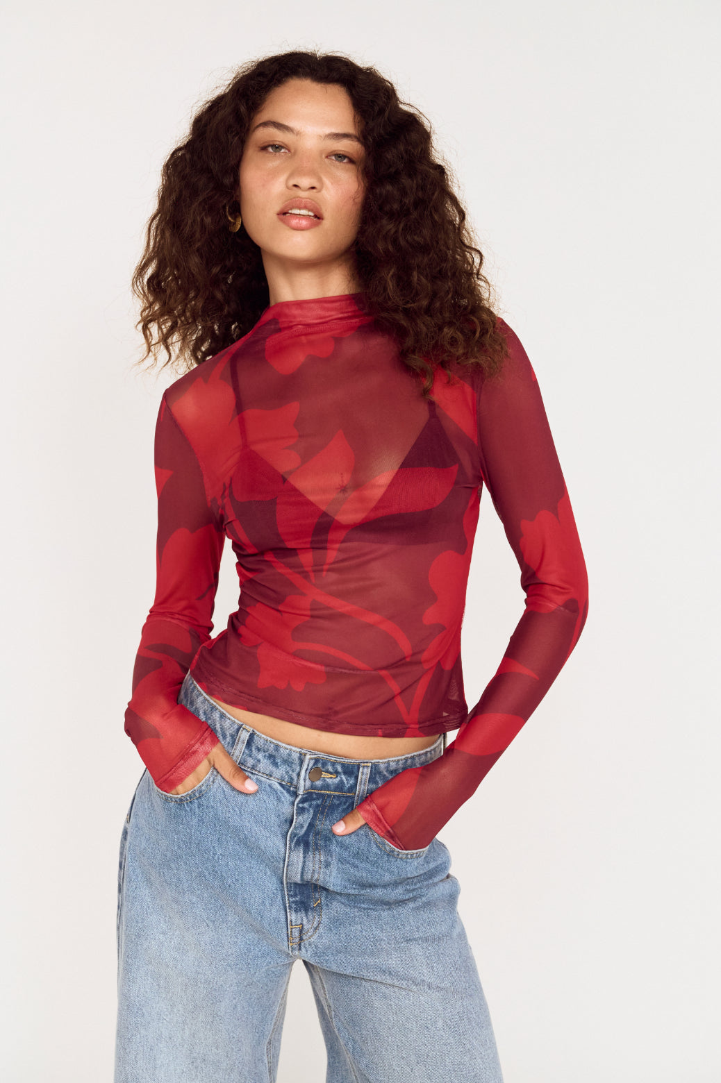 Pre Order JUNE - Airi Mesh Top