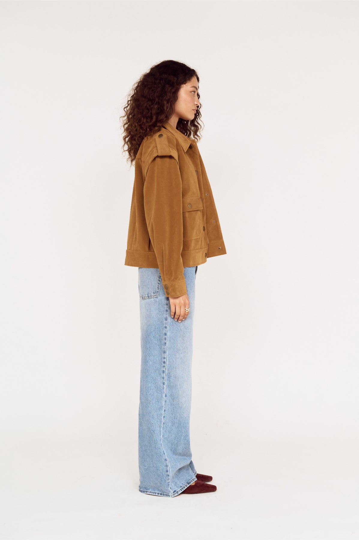 Pre Order MAY -Faye Faux Suede Jacket