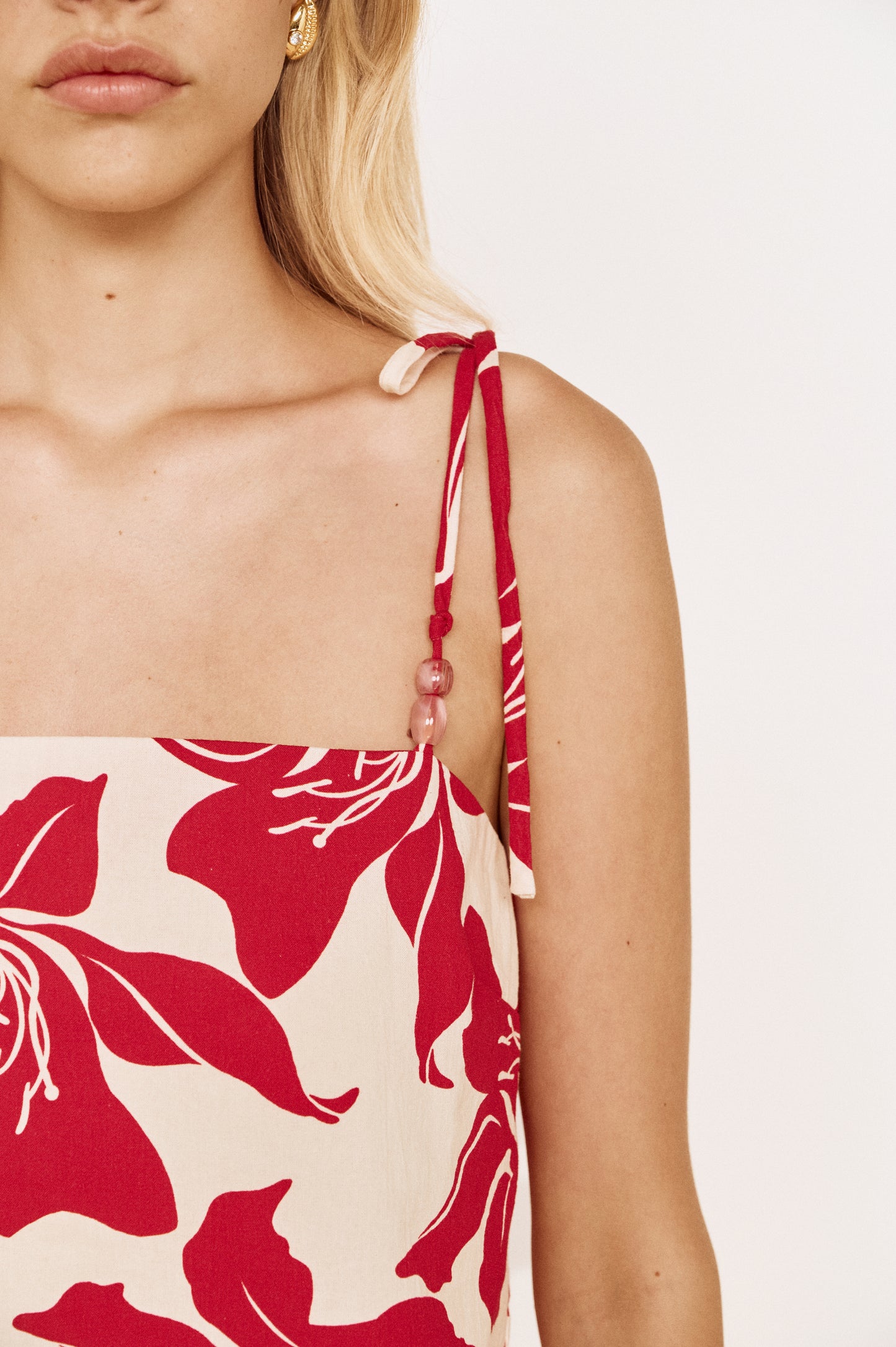 Pre order OCT - Ainsley Tie Top - Floral