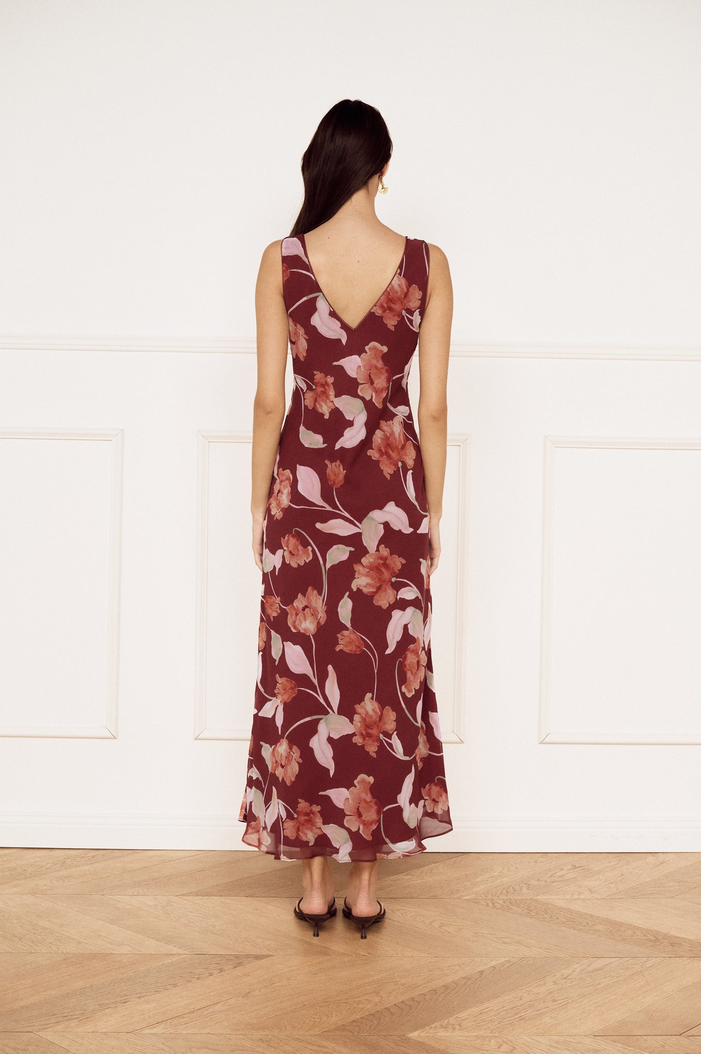 Pre Order MARCH - Eloise Bias Midi Dress