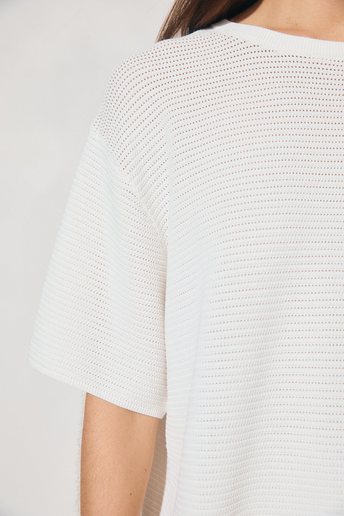Pre Order JAN - Soma Knit Tee - White