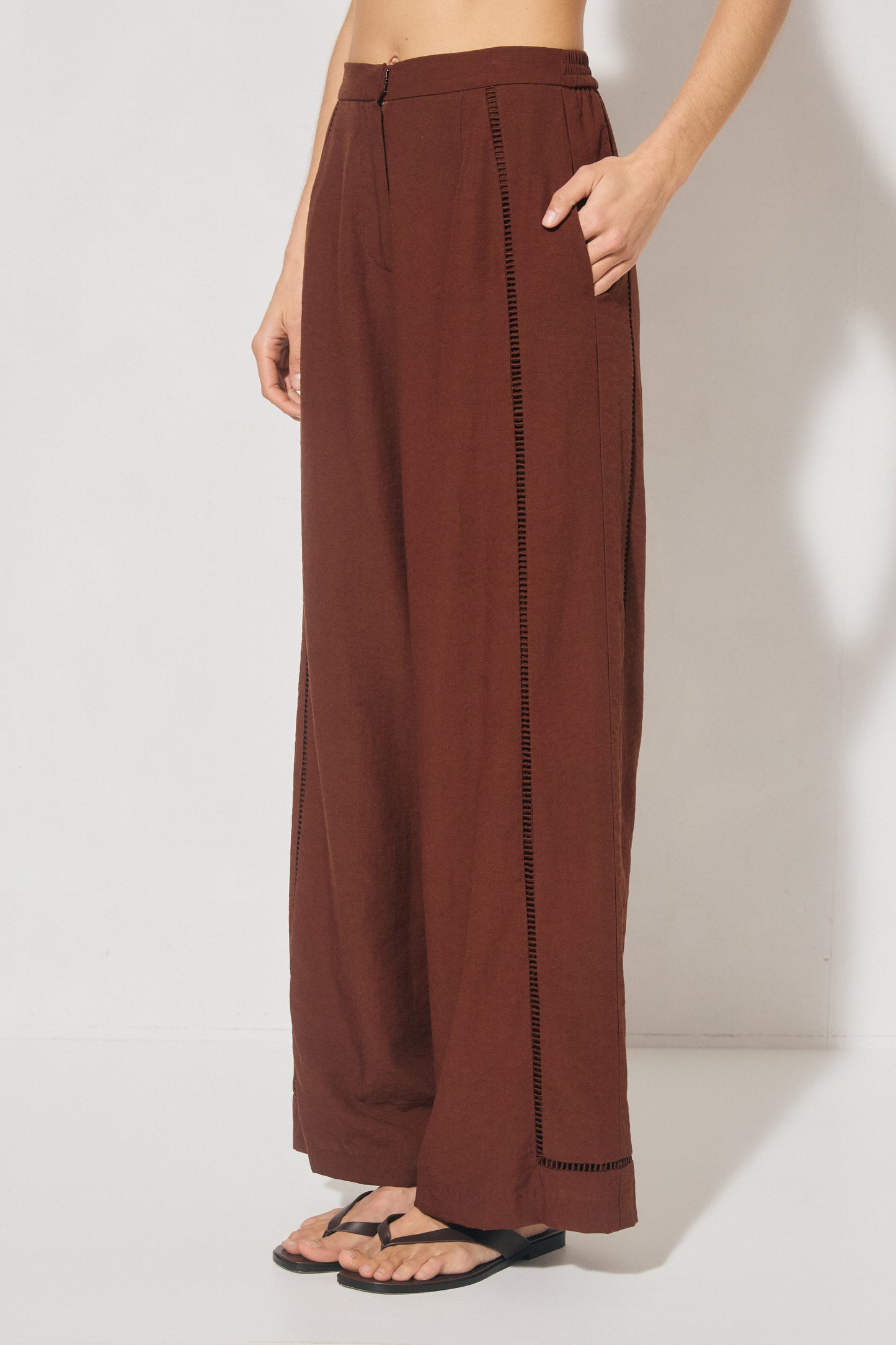 Pre Order FEB - Chiara Pant - Cacao