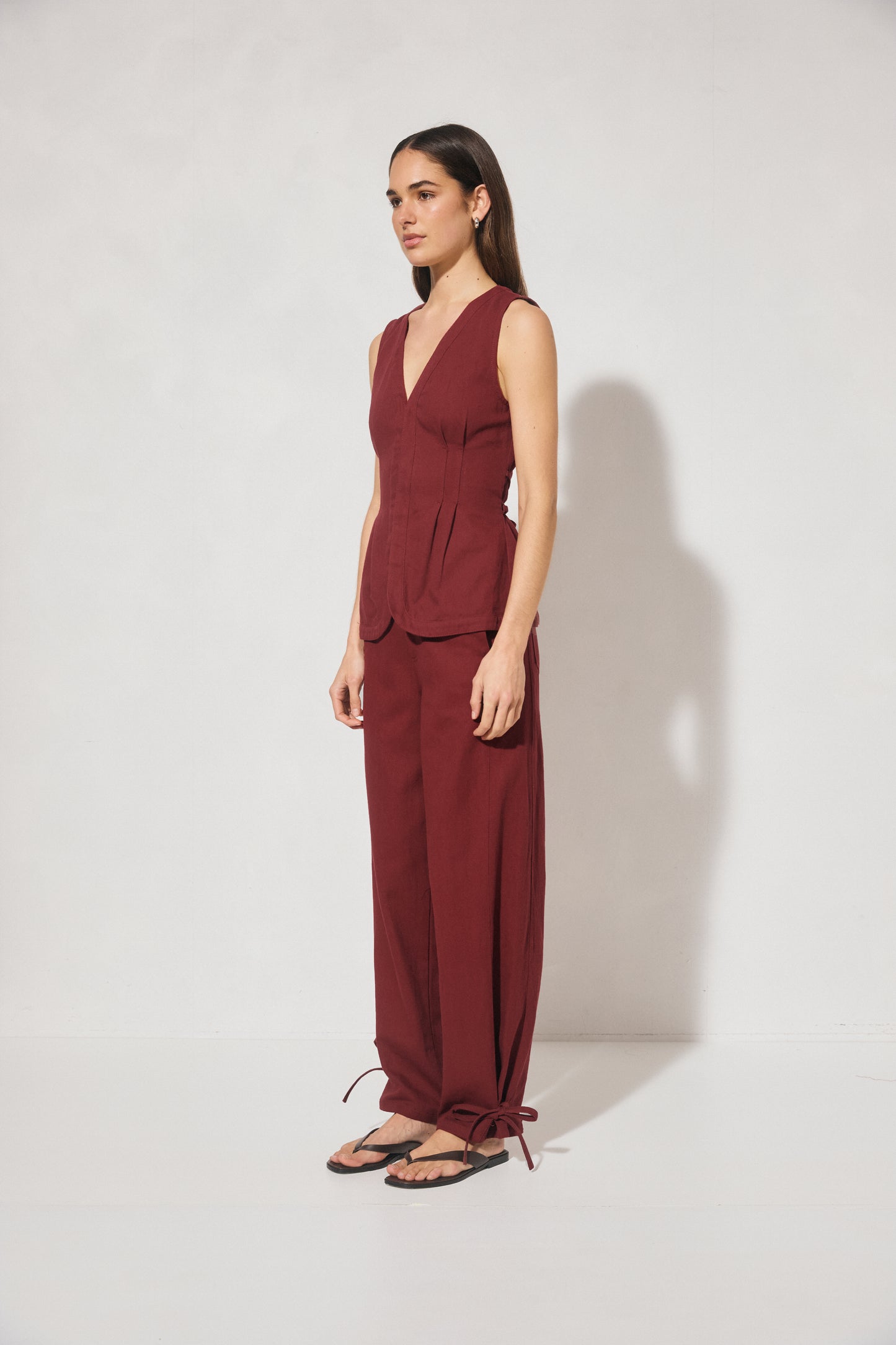 Pre Order MAR - Nova Top - Burgundy