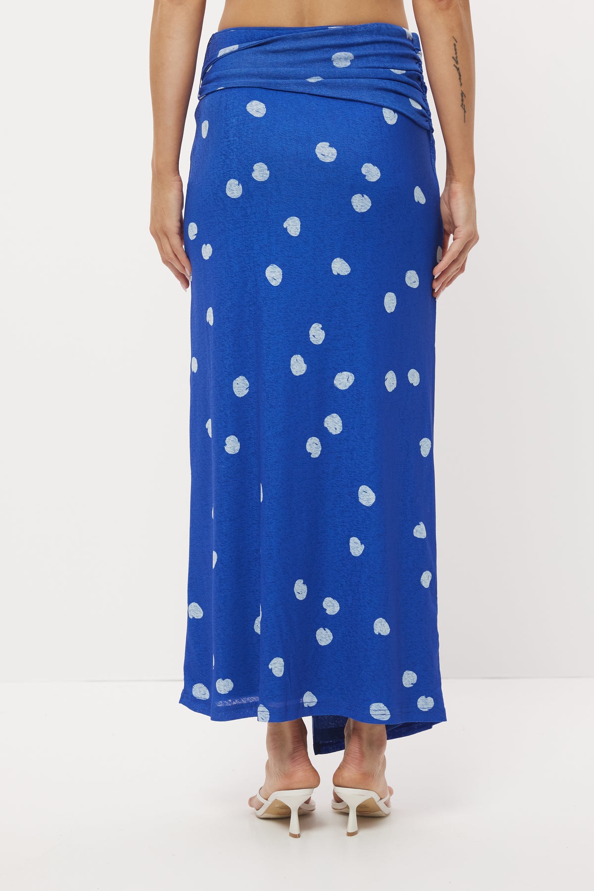Pre Order JAN - Beau Sarong Skirt - Cobalt Spot