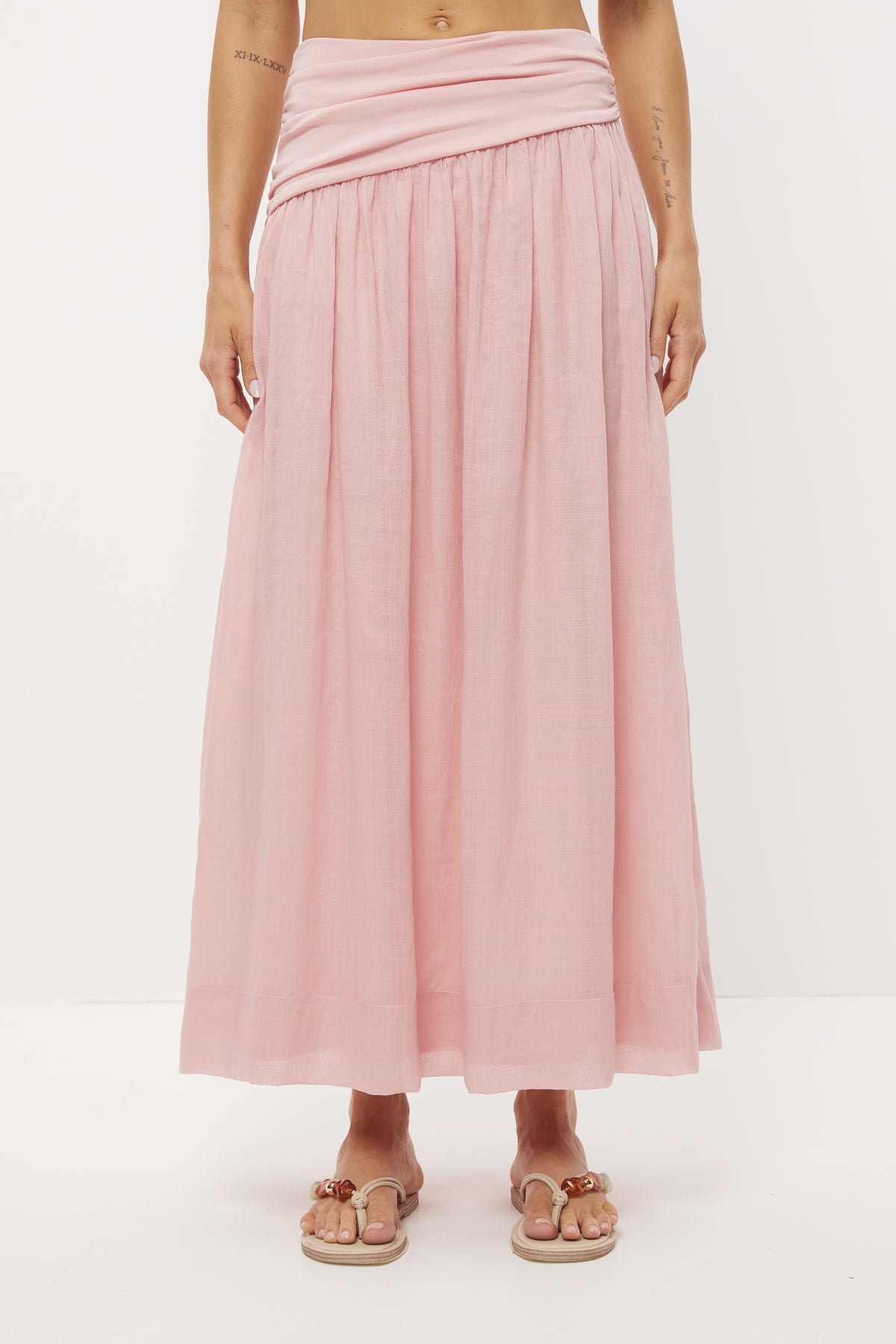 Pre Order FEB - Della Skirt Soft Pink