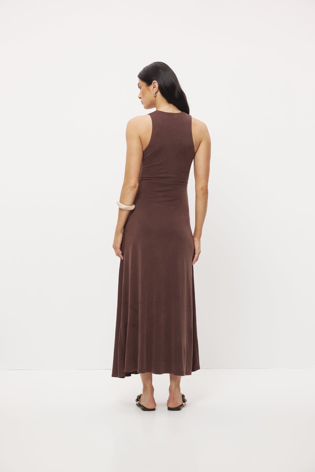 Pre Order FEB - Casper Dress Chocolate