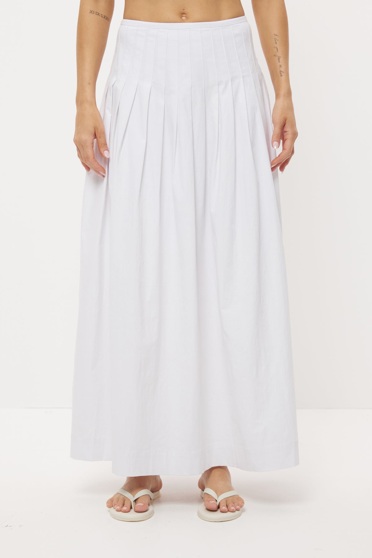 Pre Order JAN - Poppy Skirt White
