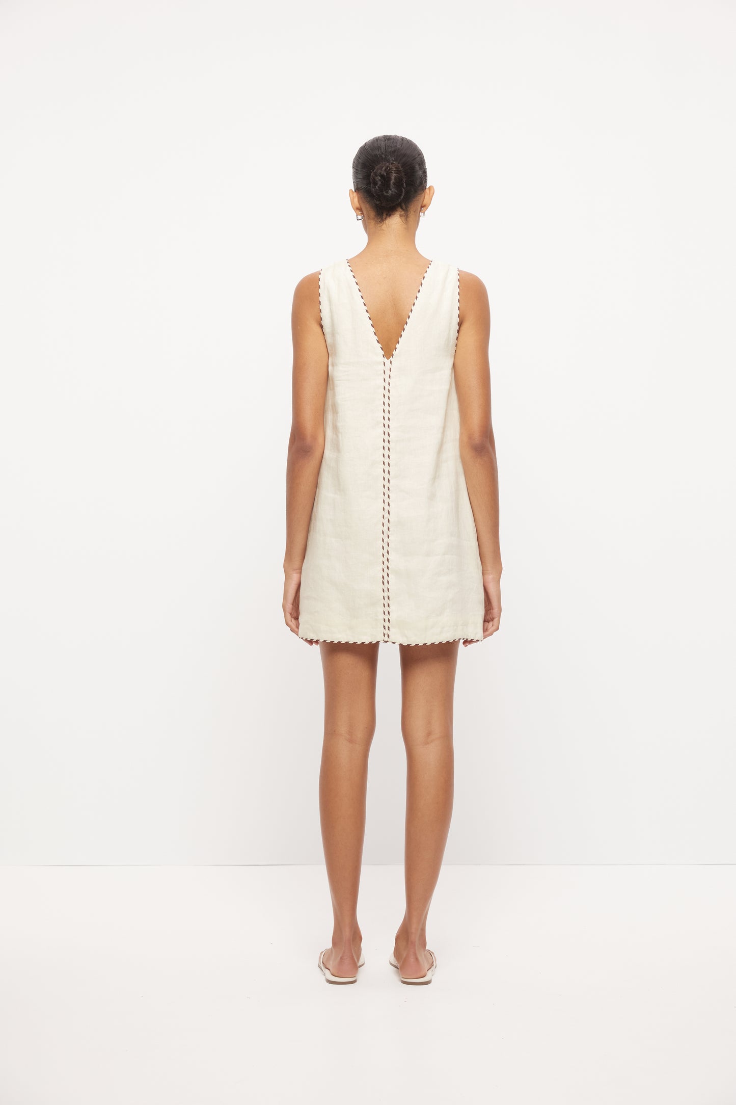 Pre Order DECEMBER - Ria Mini Dress - Cream