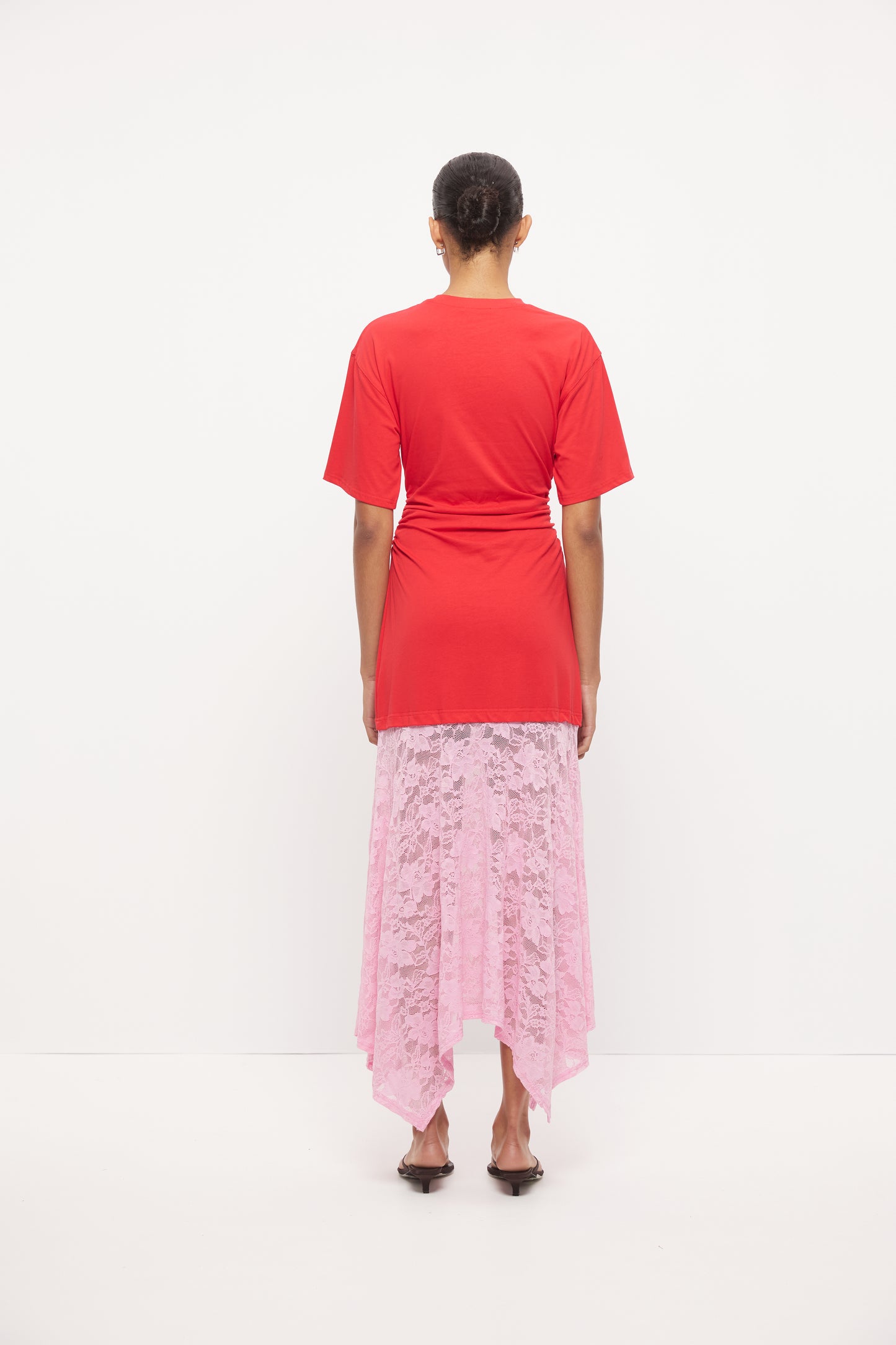 Pre Order DECEMBER - Signe Tee Dress - Poppy/Pink
