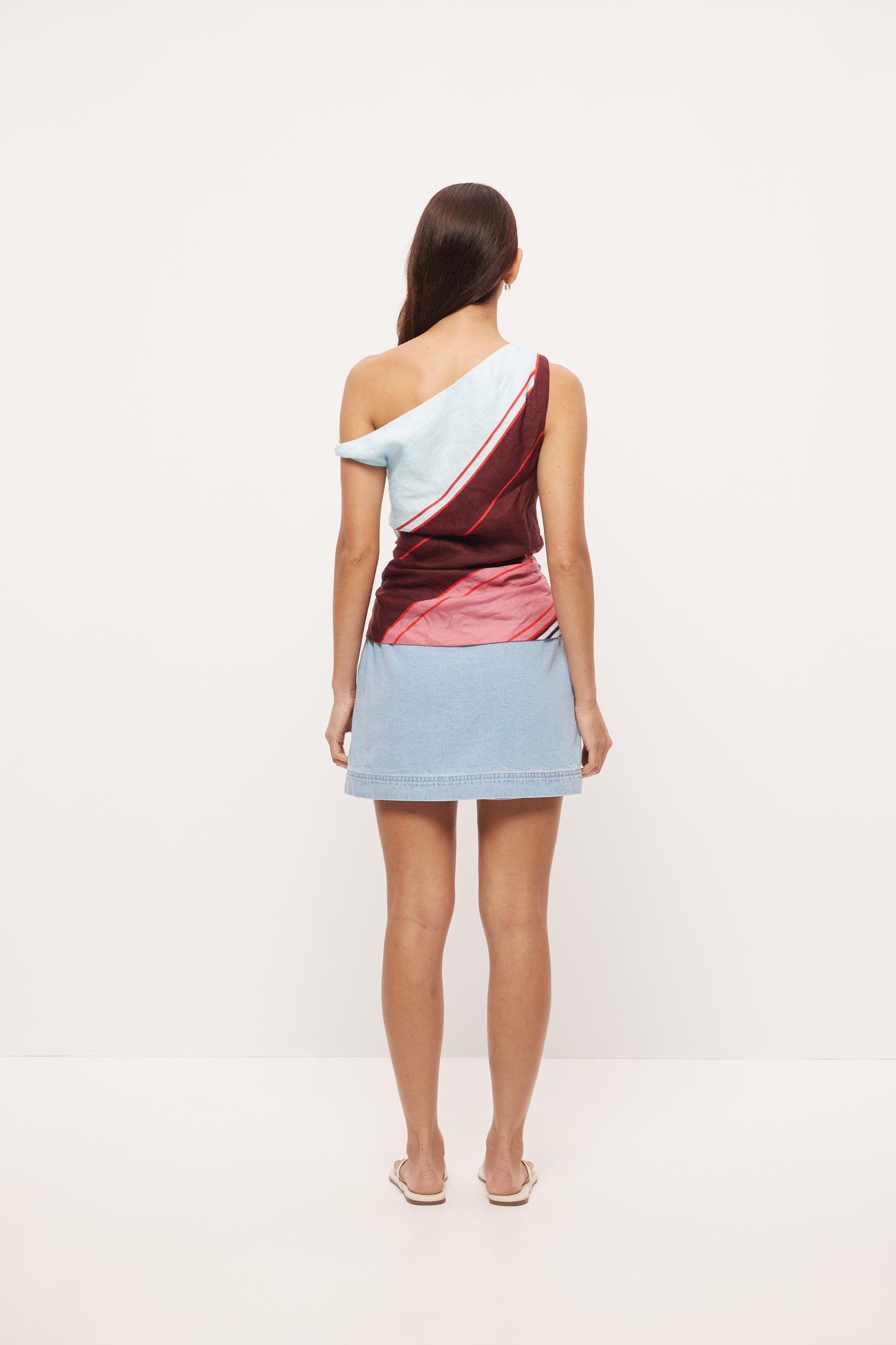 Pre Order OCTOBER - Ollie Stripe Top - Riviera Stripe