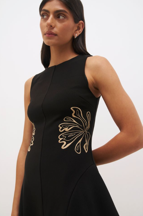 Pre Order APRIL - Maya Mini Dress Black