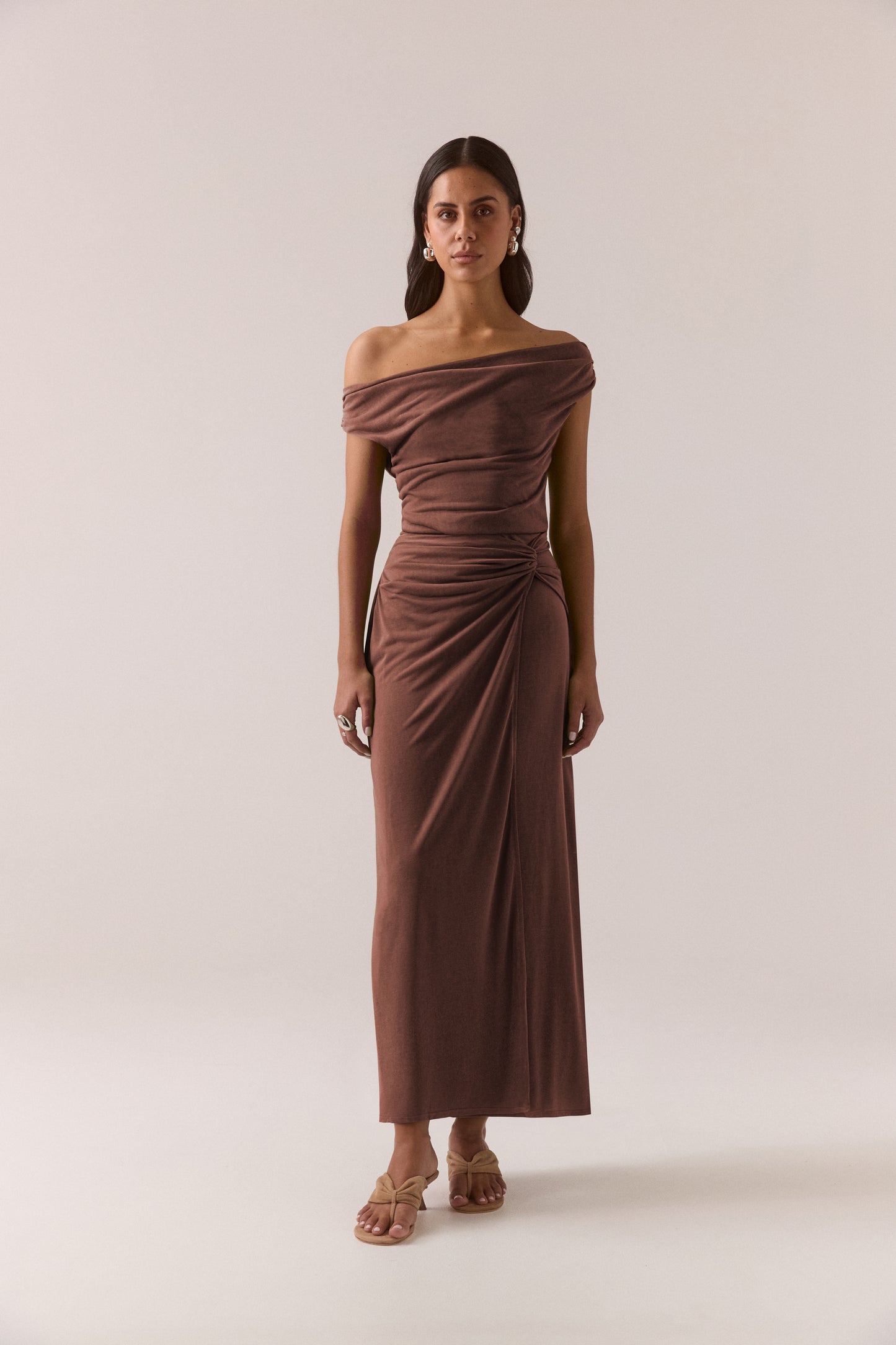 Pre Order FEB - Reya Dress - Hazelnut