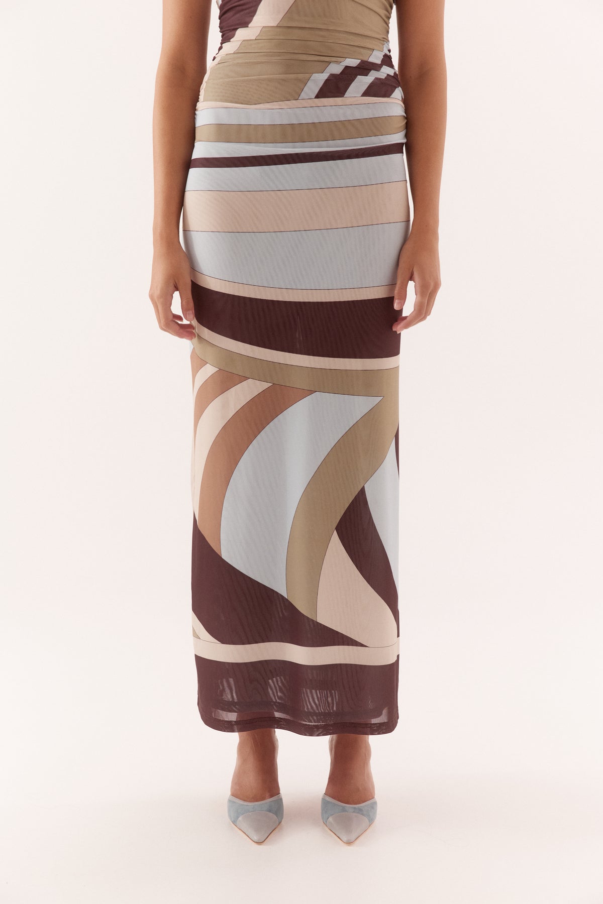 Pre Order FEBURARY - Talise Dress - Choc/Blue