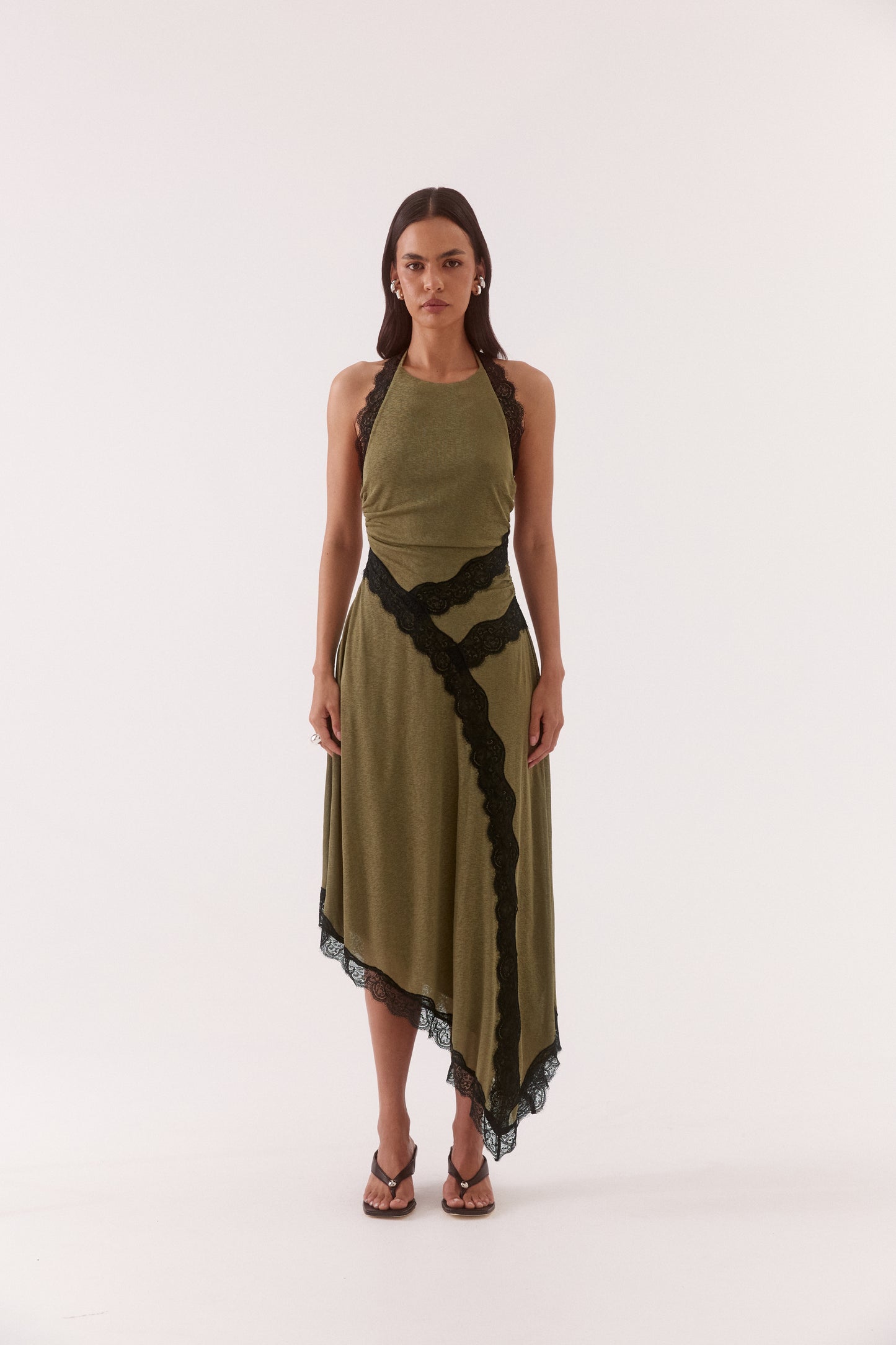 Pre Order MAY - Loni Dress - Olive