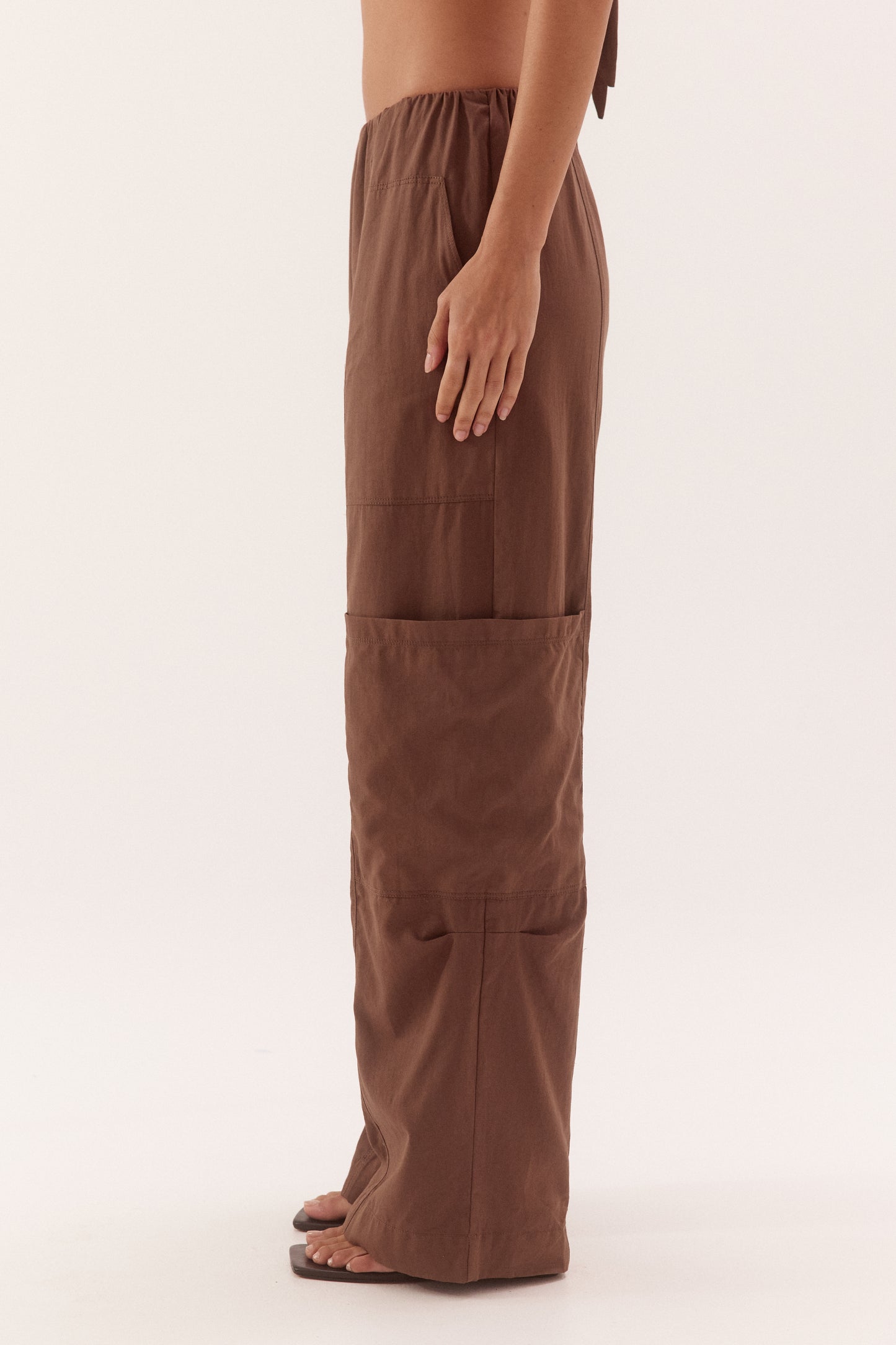 Pre Order NOVEMBER - Tayis Cargo Pant - Nutmeg