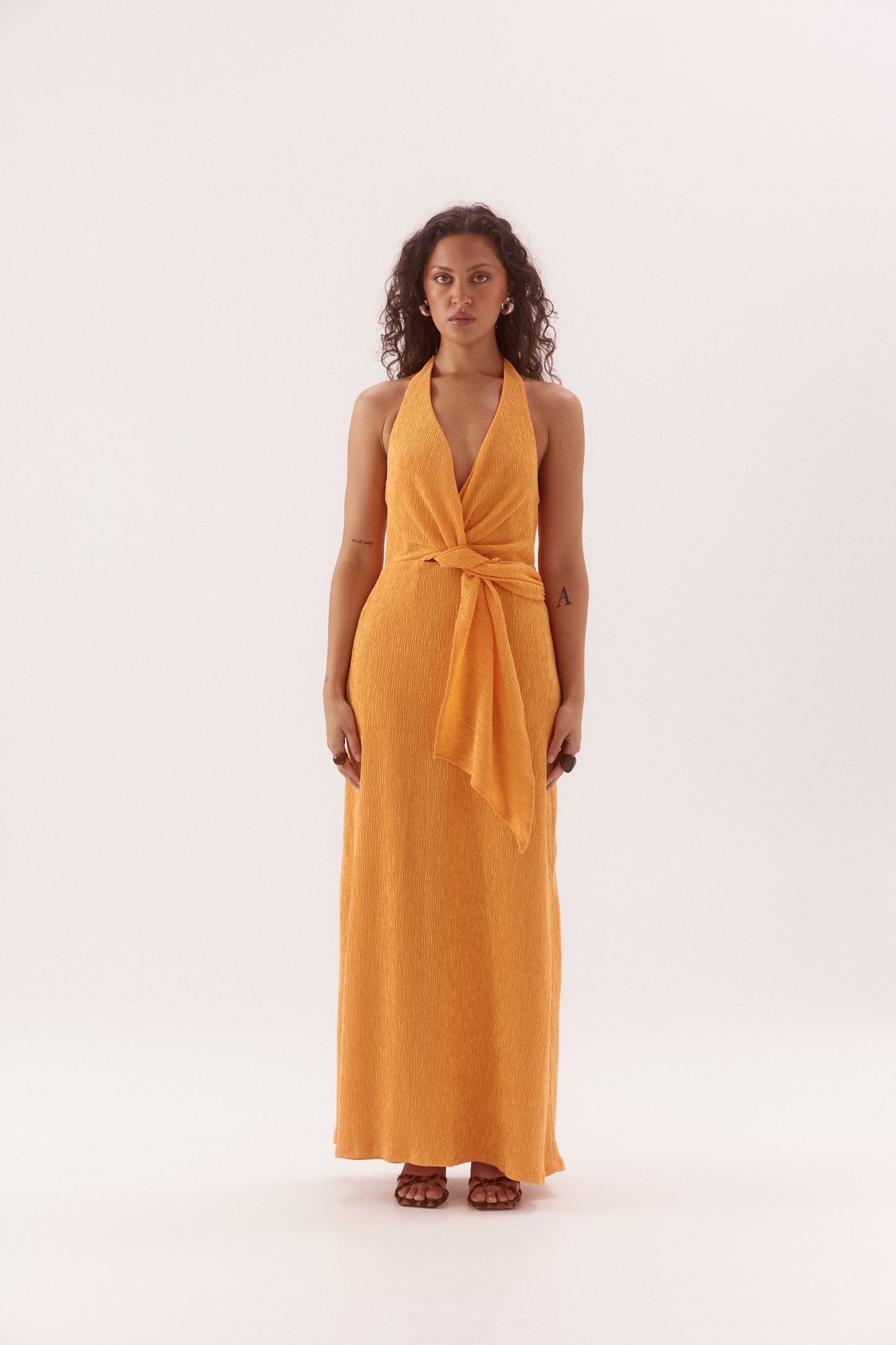 Pre Order DECEMBER - Apertivo Maxi Dress - Tangerine