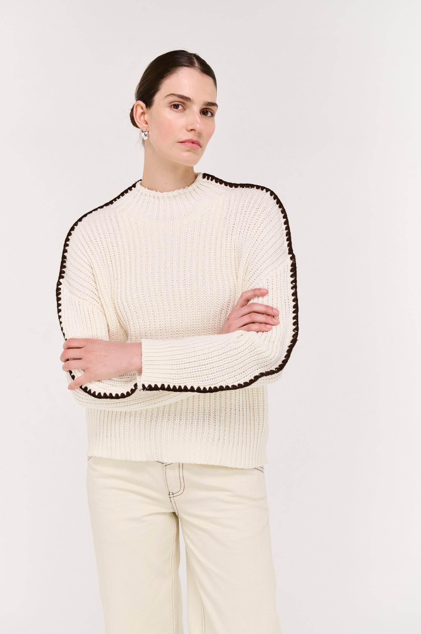 Pre Order JUNE - Finn High Neck Jumper