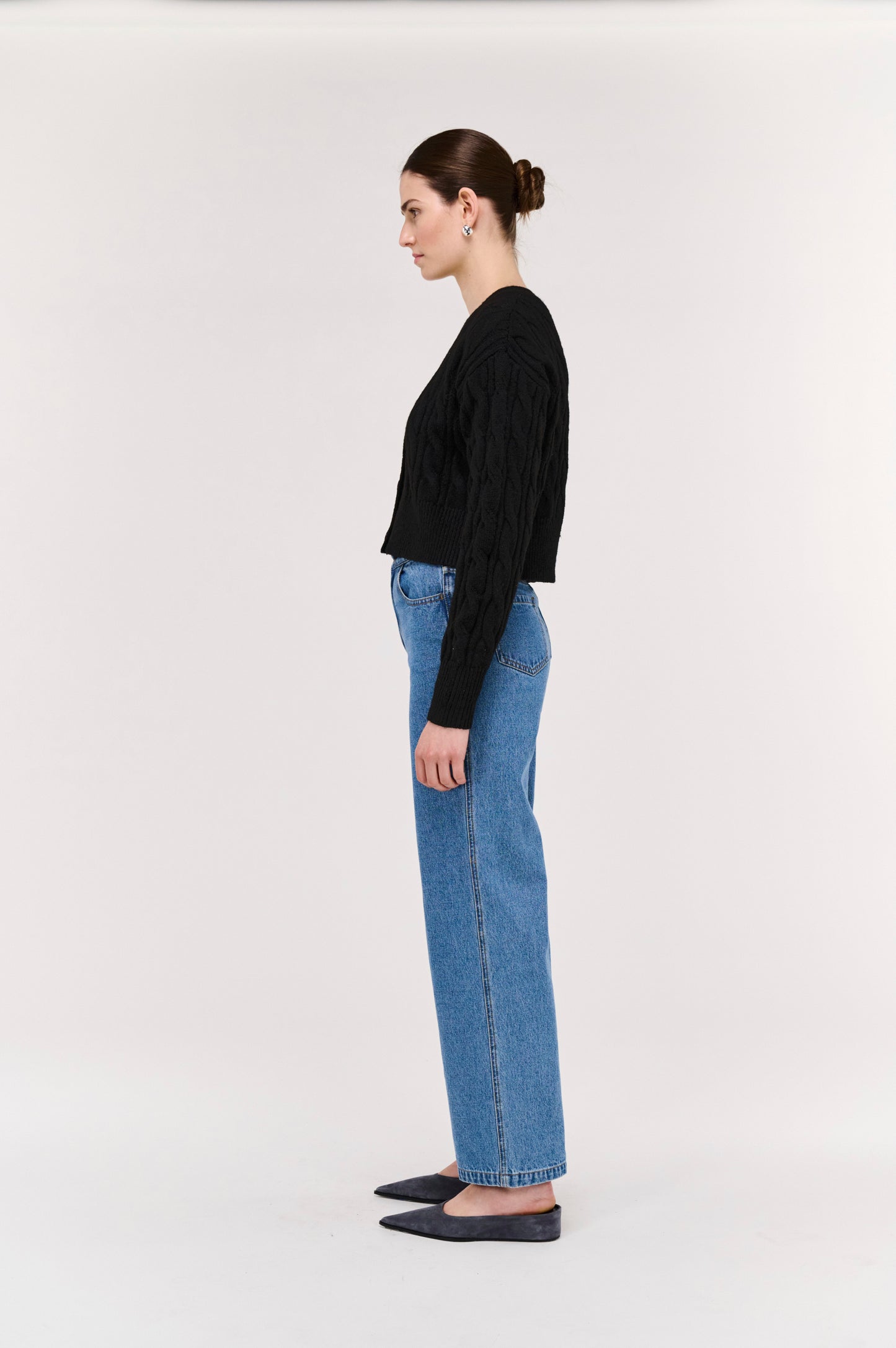 Pre Order JUNE - Salem Cable Knit Cardigan