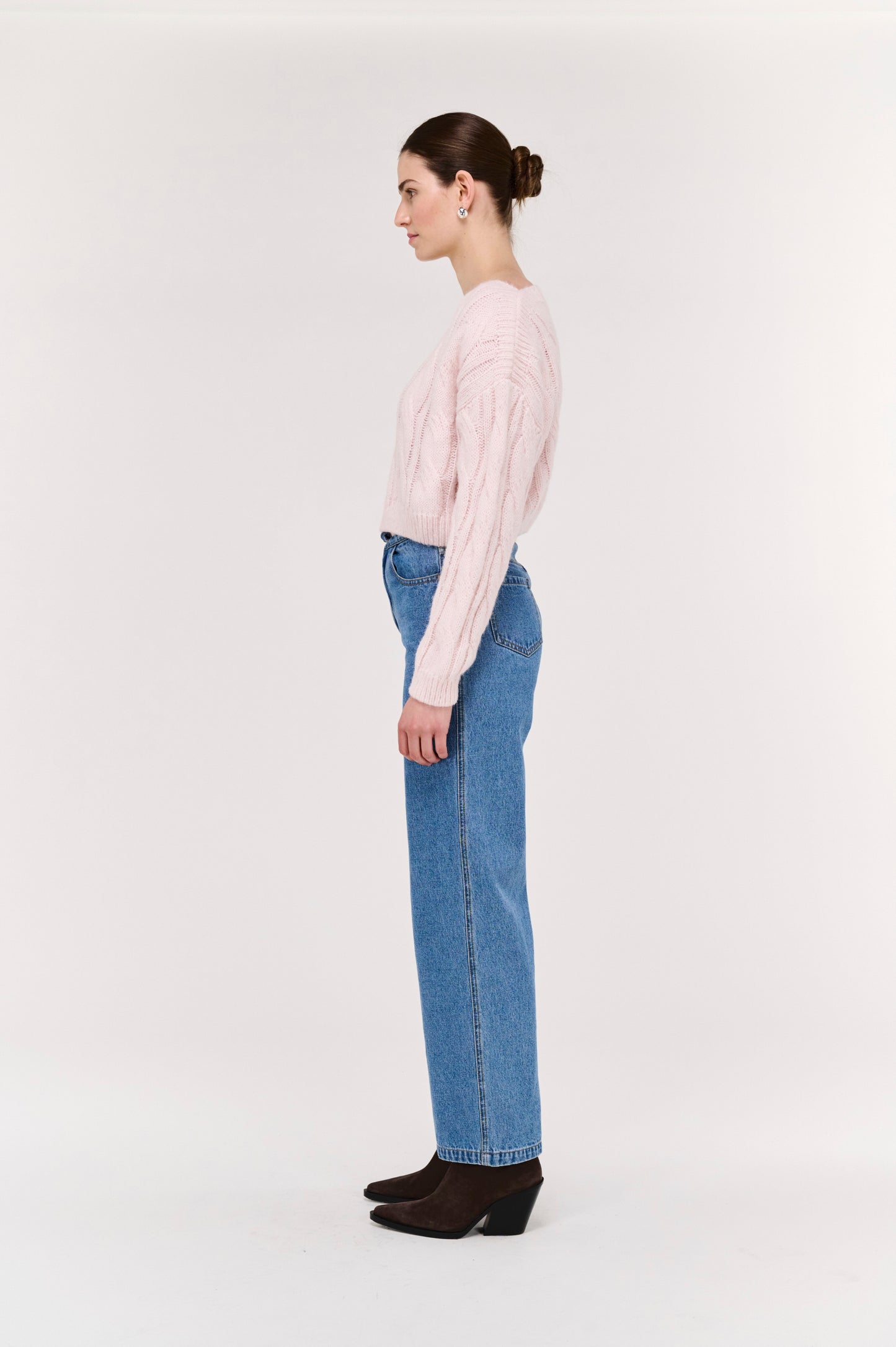 Pre Order JUNE - Ingrid Crop Cable Jumper