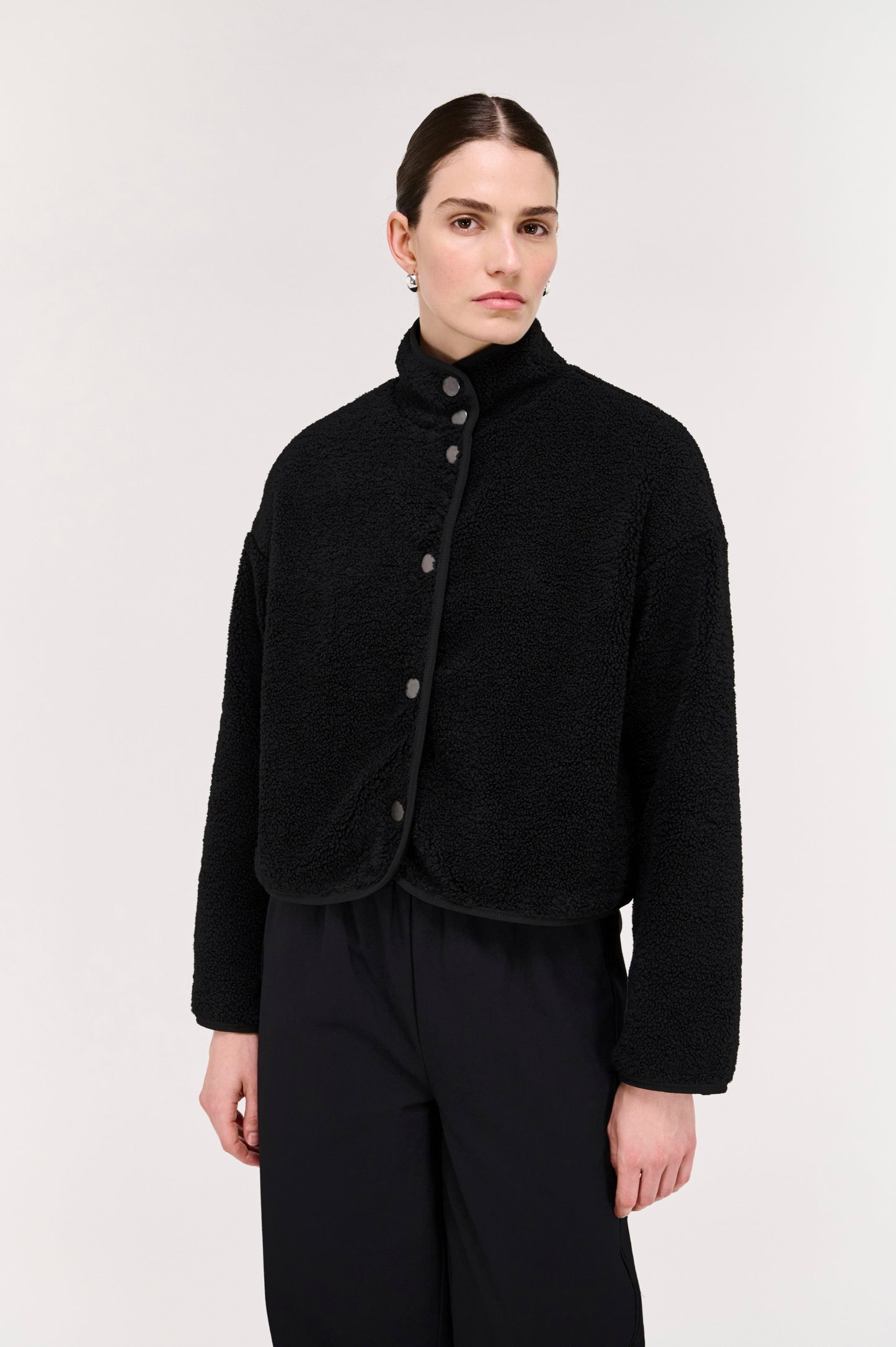 Pre Order MAY - Katya Crop Sherpa Jacket