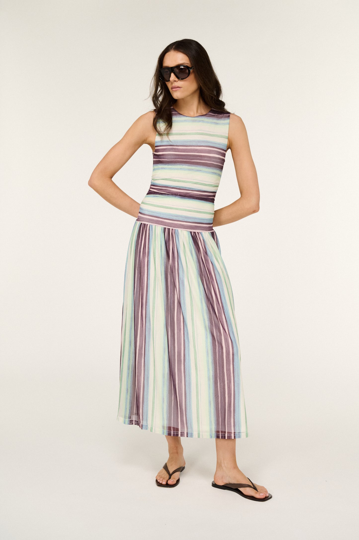 Pre Order DECEMBER - Zadie Drop Waist Midi Dress