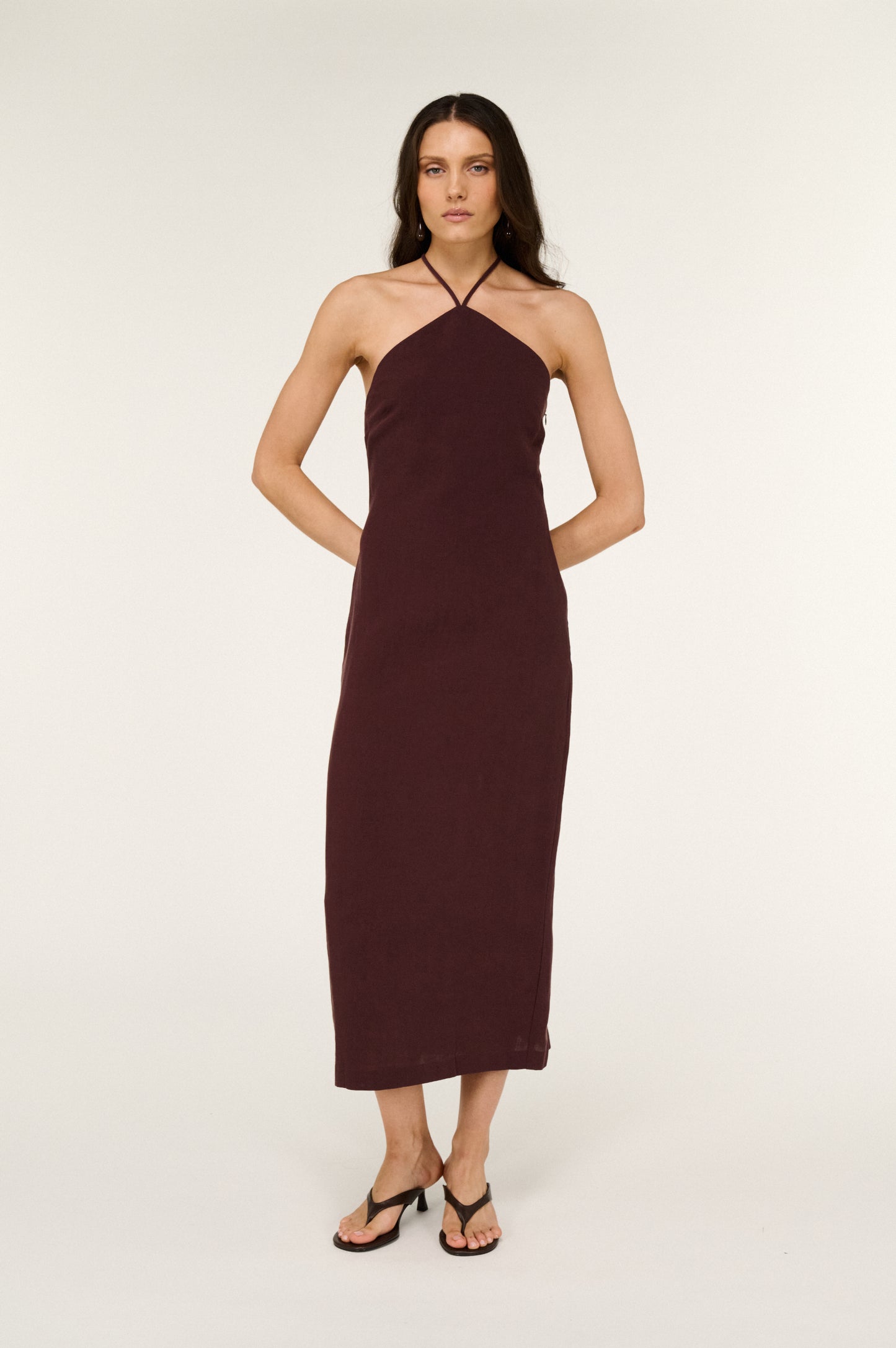 Pre Order DECEMBER - Nomia Halter Midi Dress