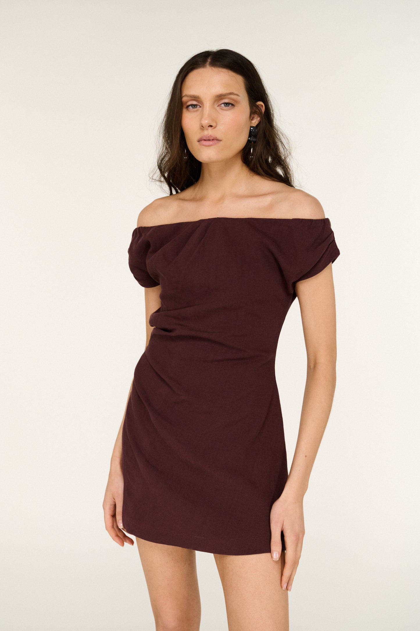 Pre Order DECEMBER - Nomia Off Shoulder Mini Dress