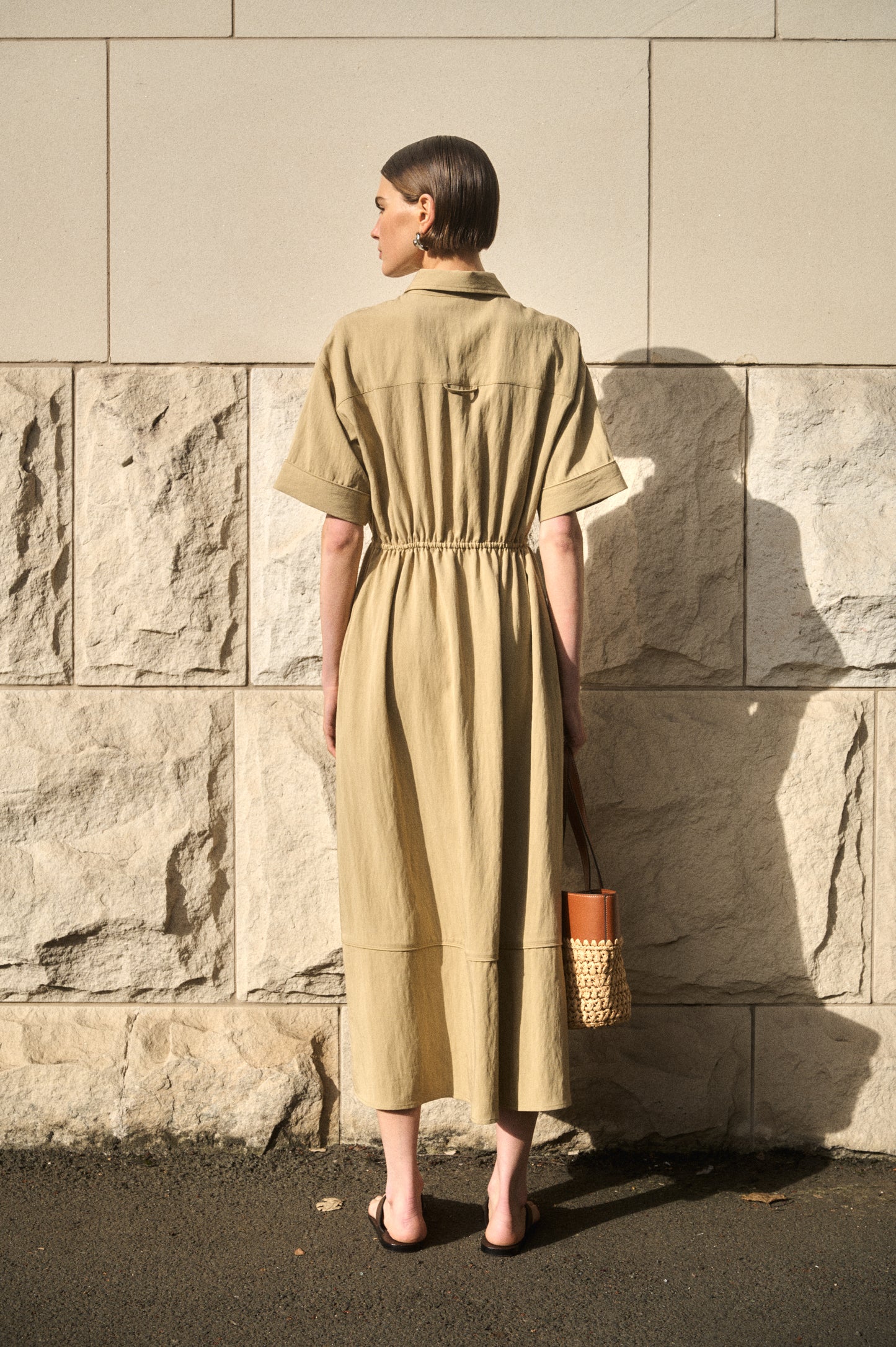 Pre Order FEBURARY - Nora Midi Shirt Dress