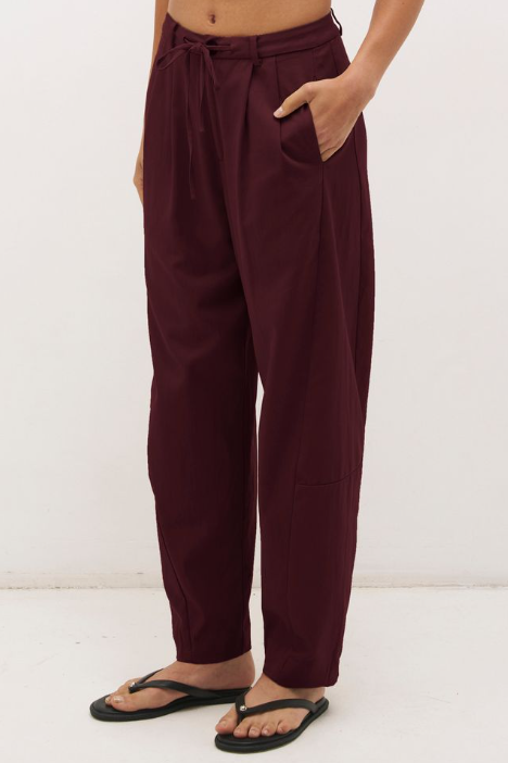 Pre Order APRIL - Alba Pant Plum