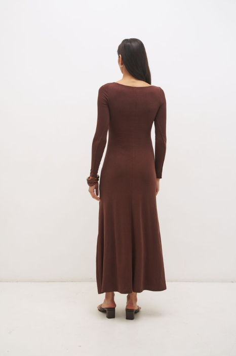 Pre Order MAY - Milo Dress Cacao