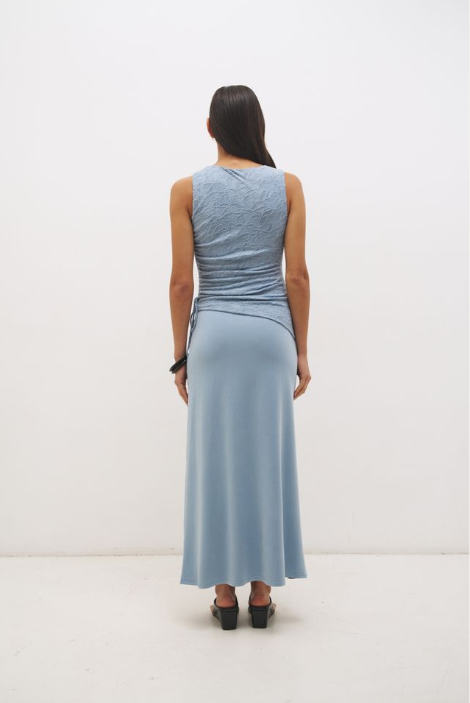 Pre Order JUNE - Willow Dress Powder Blue