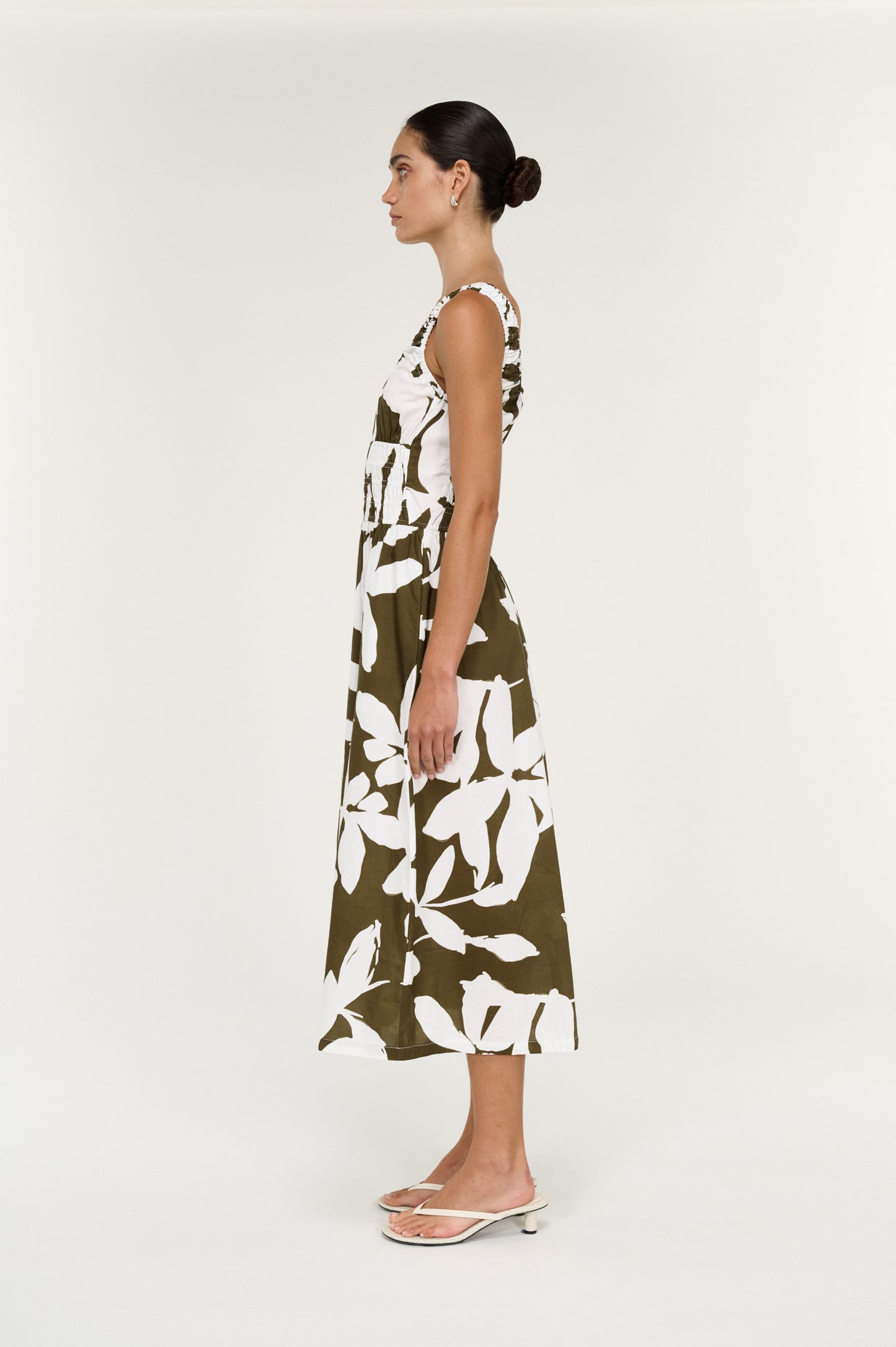 Pre Order SEPTEMBER - Liora Shirred Midi Dress
