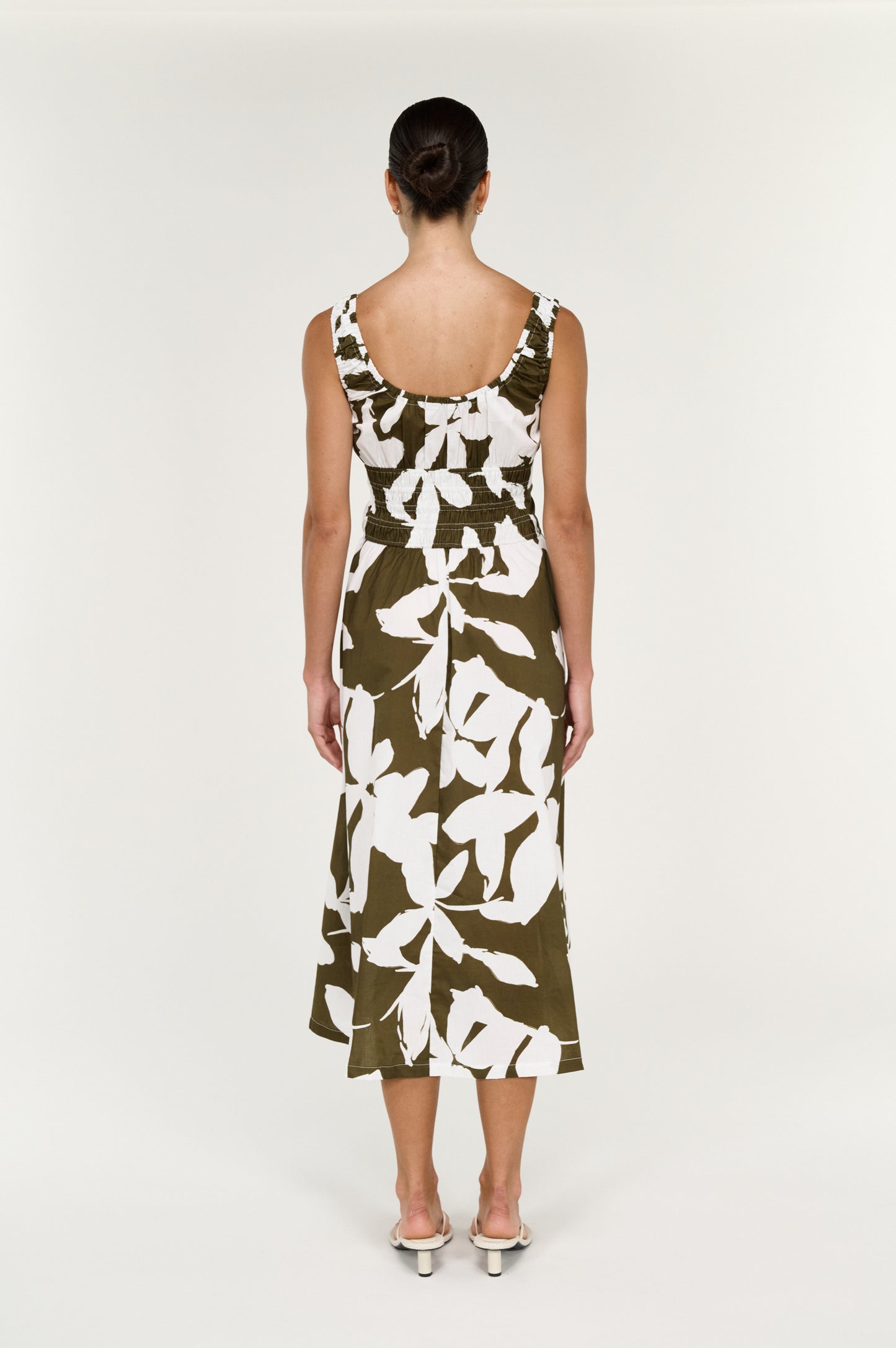 Pre Order SEPTEMBER - Liora Shirred Midi Dress