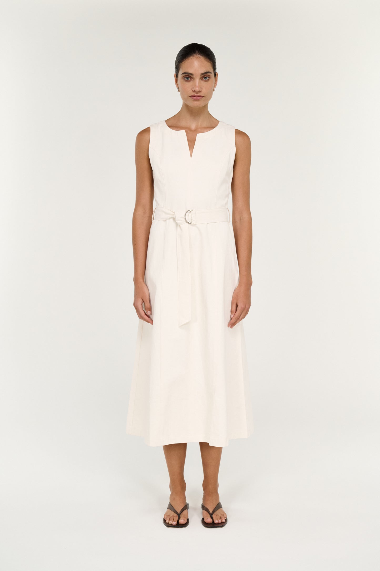 Pre Order SEPTEMBER - Roselle Belted Midi Dress
