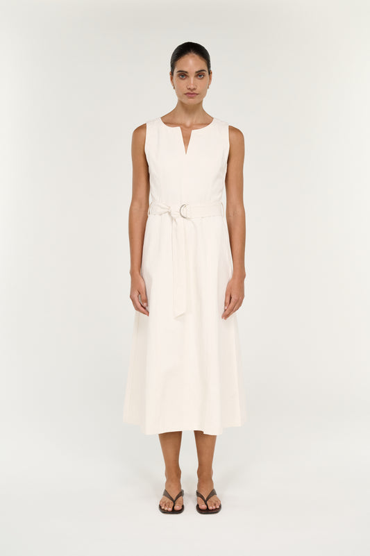 Pre Order SEPTEMBER - Roselle Belted Midi Dress