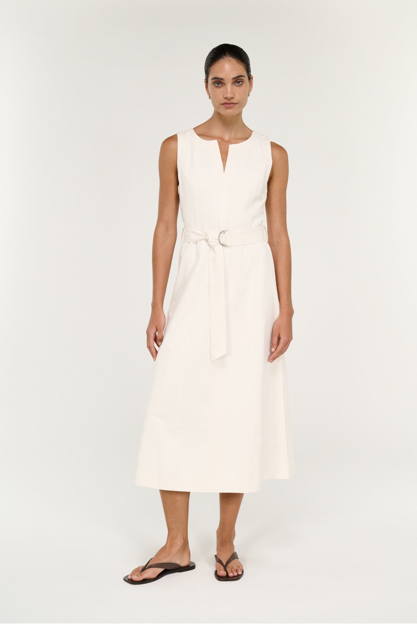 Pre Order SEPTEMBER - Roselle Belted Midi Dress