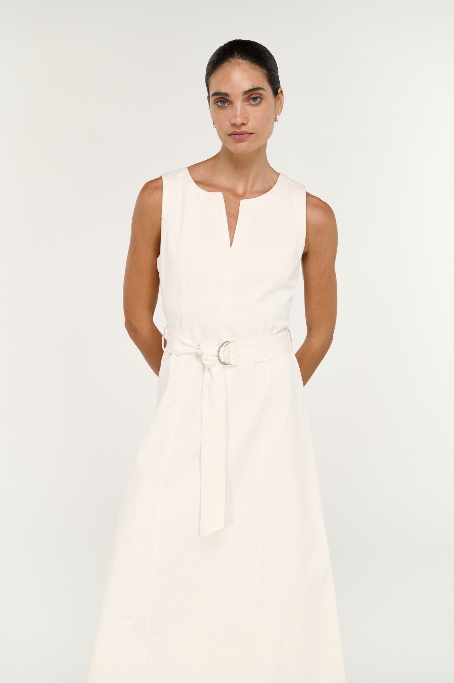 Pre Order SEPTEMBER - Roselle Belted Midi Dress