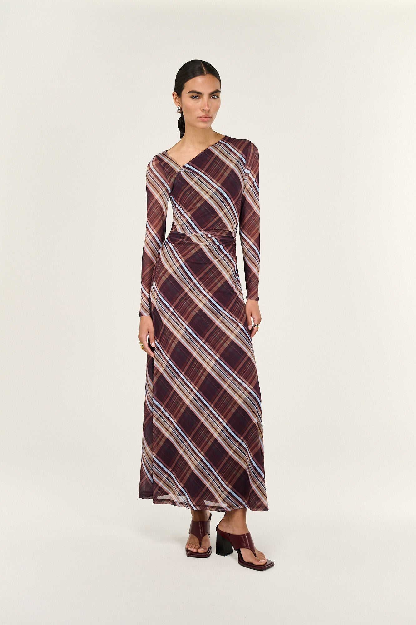 Pre Order - APRIL - Arles Mesh Midi Dress