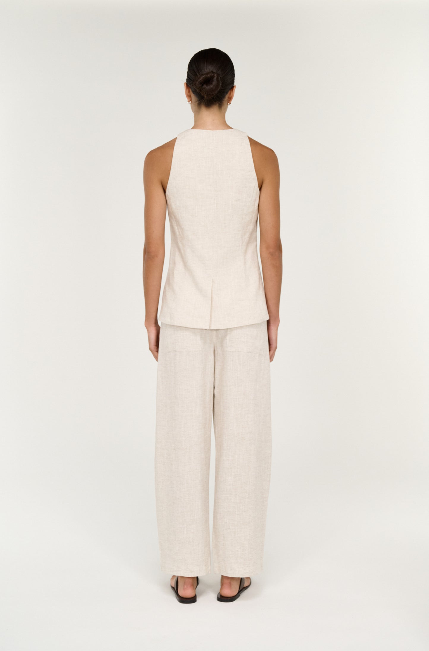 Pre Order SEPTEMBER - Neve Linen Longline Vest