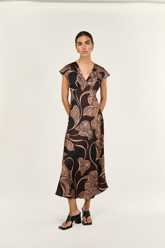 Pre Order - APRIL - Ulla Bias Maxi Dress