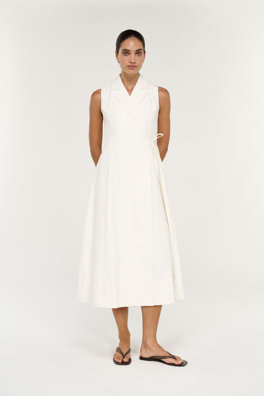 Pre Order OCTOBER - Savina Wrap Midi Dress