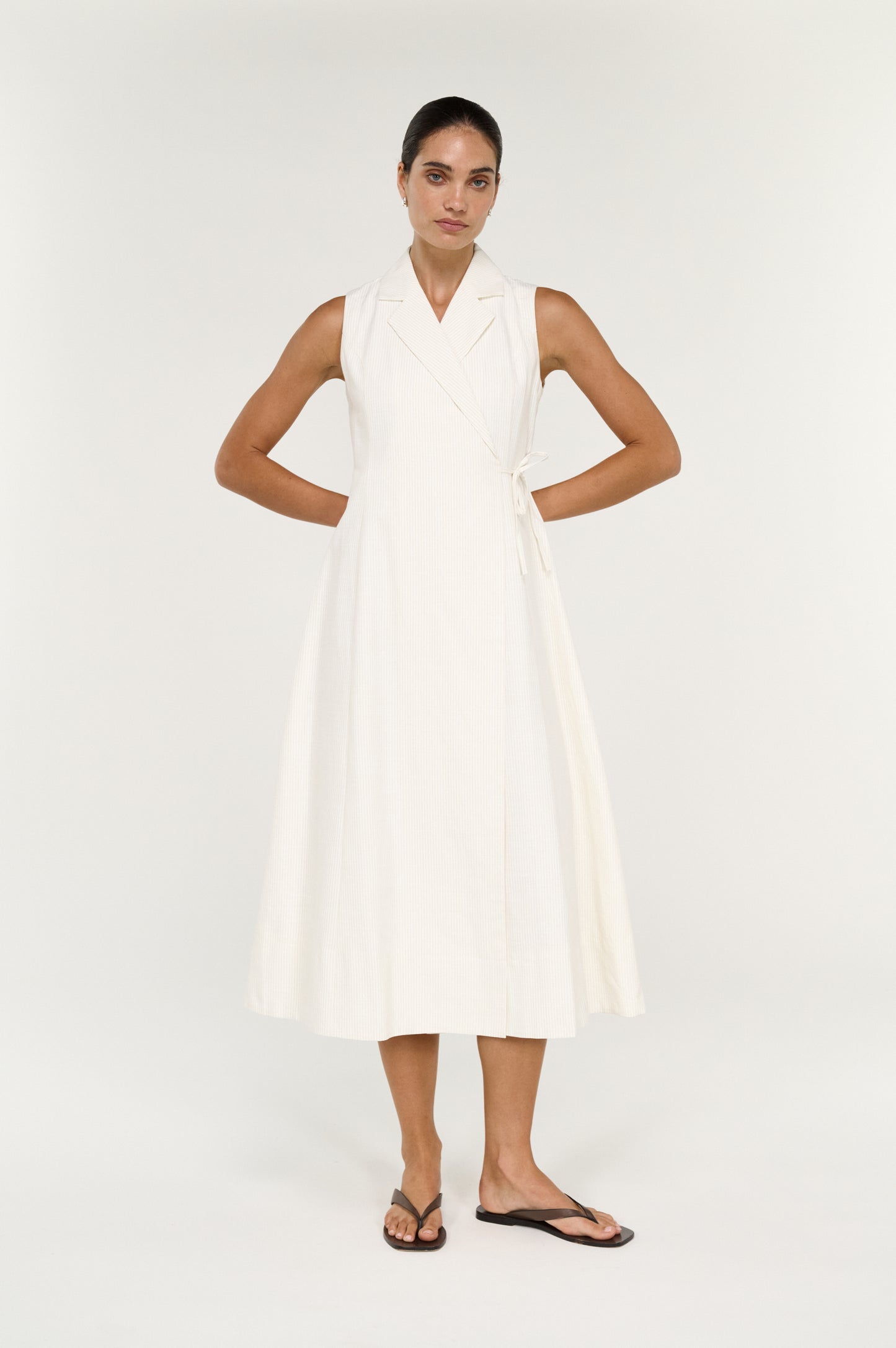 Pre Order OCTOBER - Savina Wrap Midi Dress