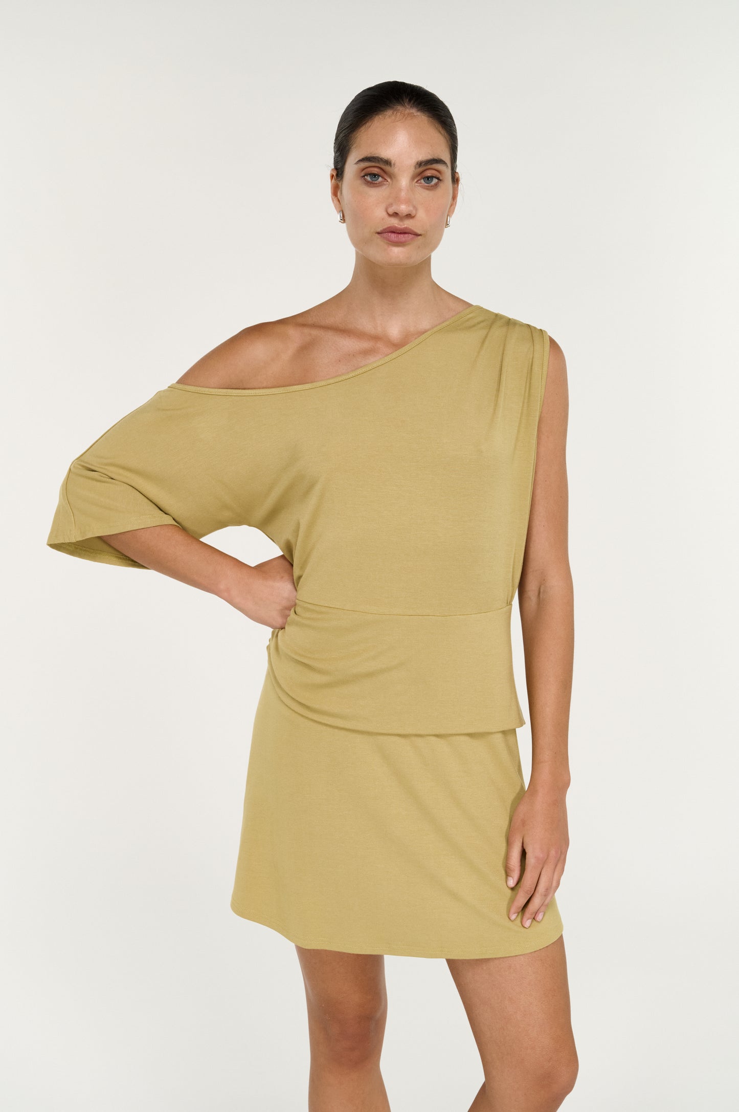 Pre Order OCTOBER - Zera Off Shoulder Mini Dress